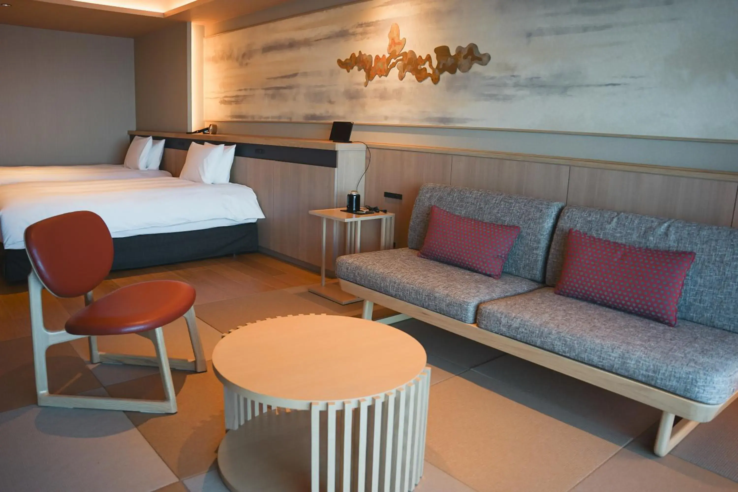 Deluxe Twin Room with Open-Air Bath Japanese style / 2-person capacity in Atami Izusan Karaku Deluxe Twin Room with Open-Air Bath Japanese style / 2-person capacity in Atami Izusan Karaku