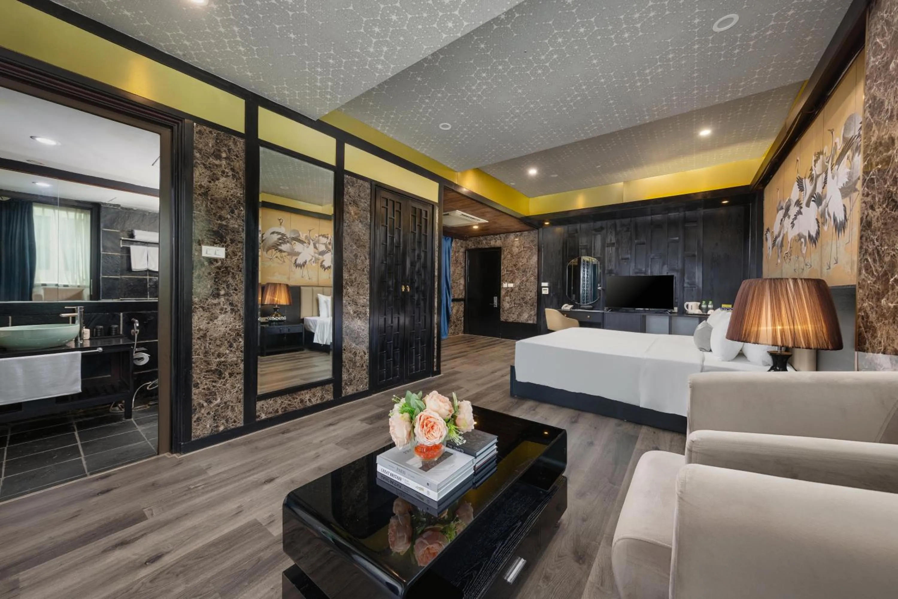 Bed in Ja Cosmo Hotel and Spa