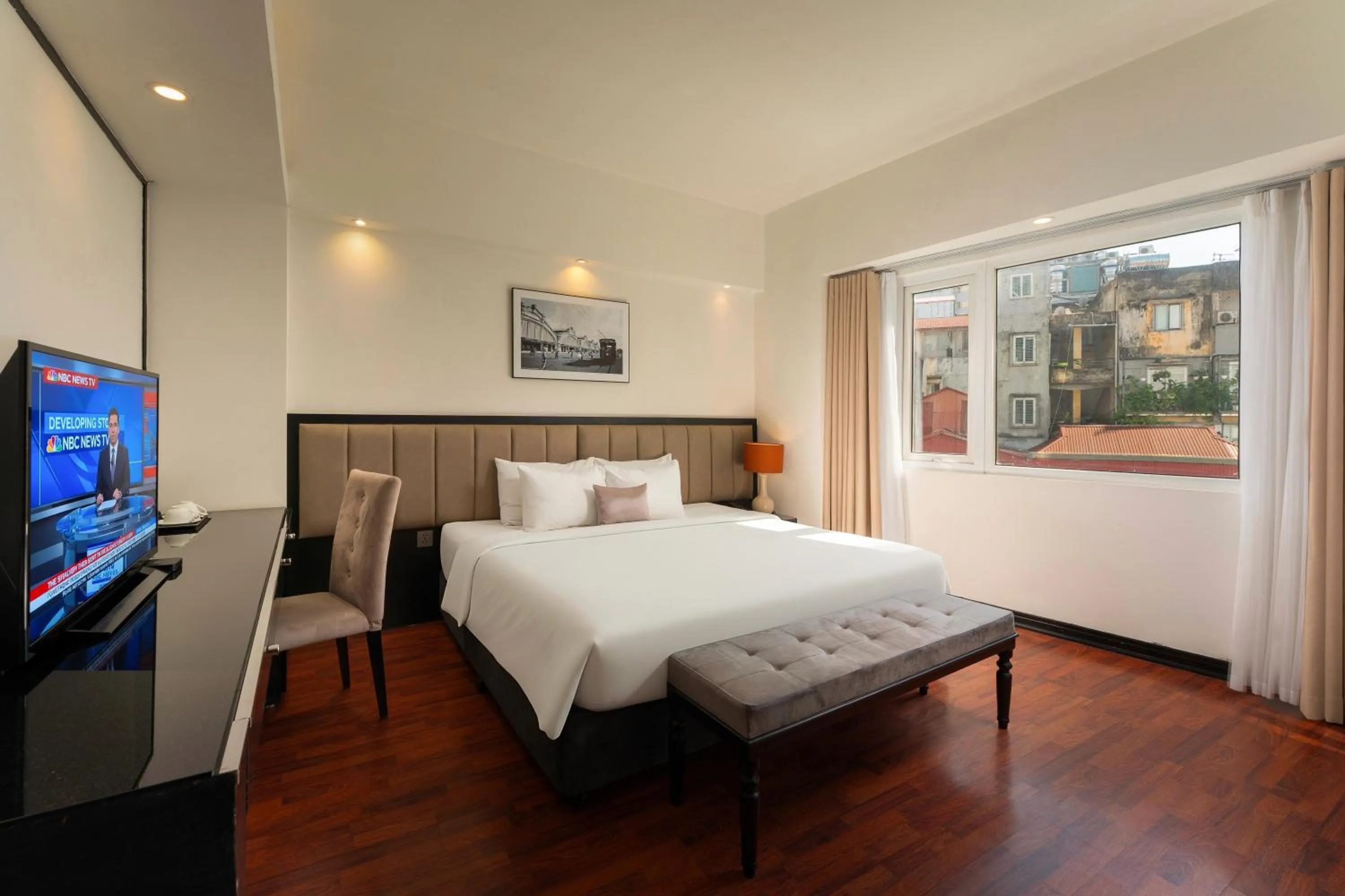 Bed in Ja Cosmo Hotel and Spa