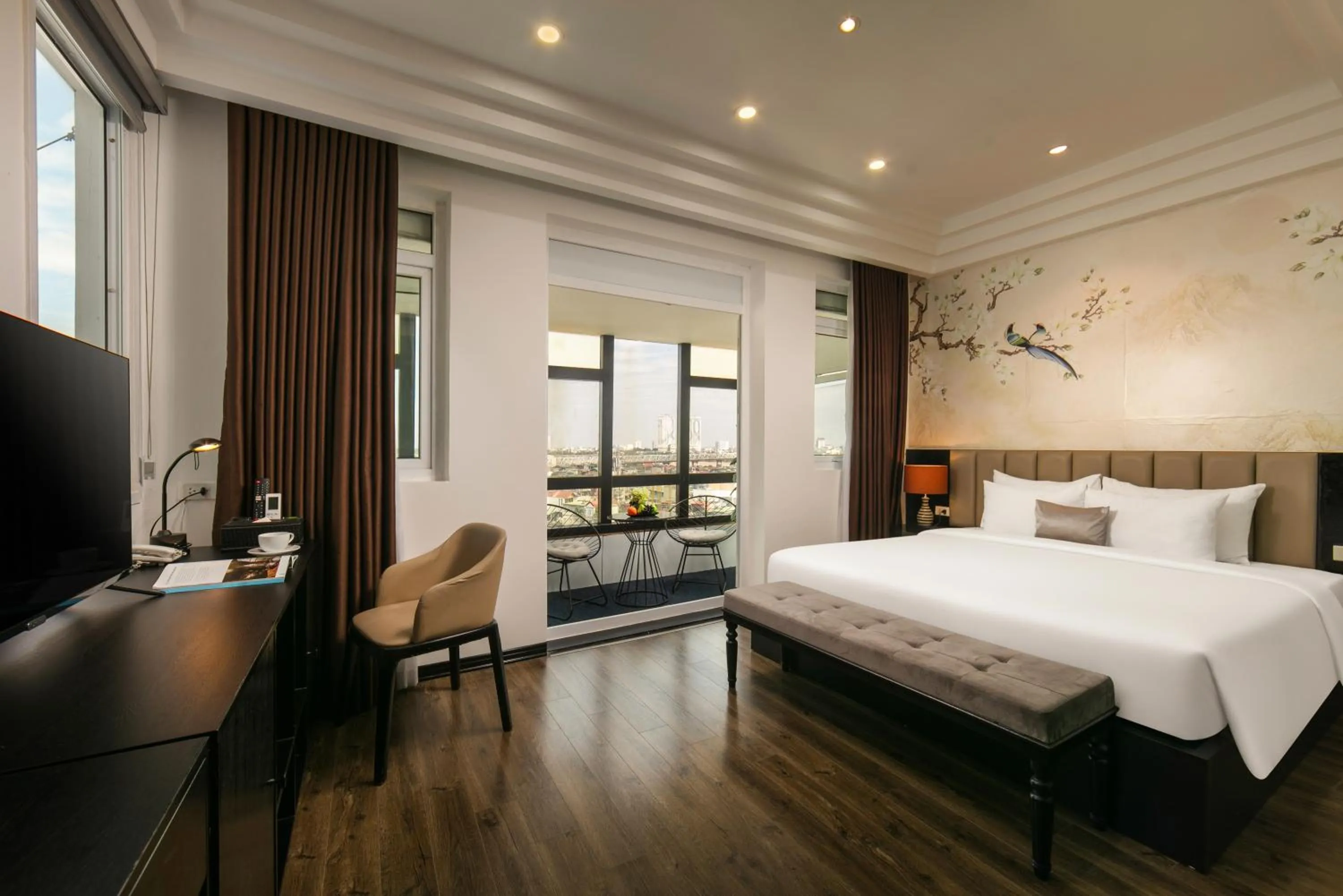 Bed in Ja Cosmo Hotel and Spa