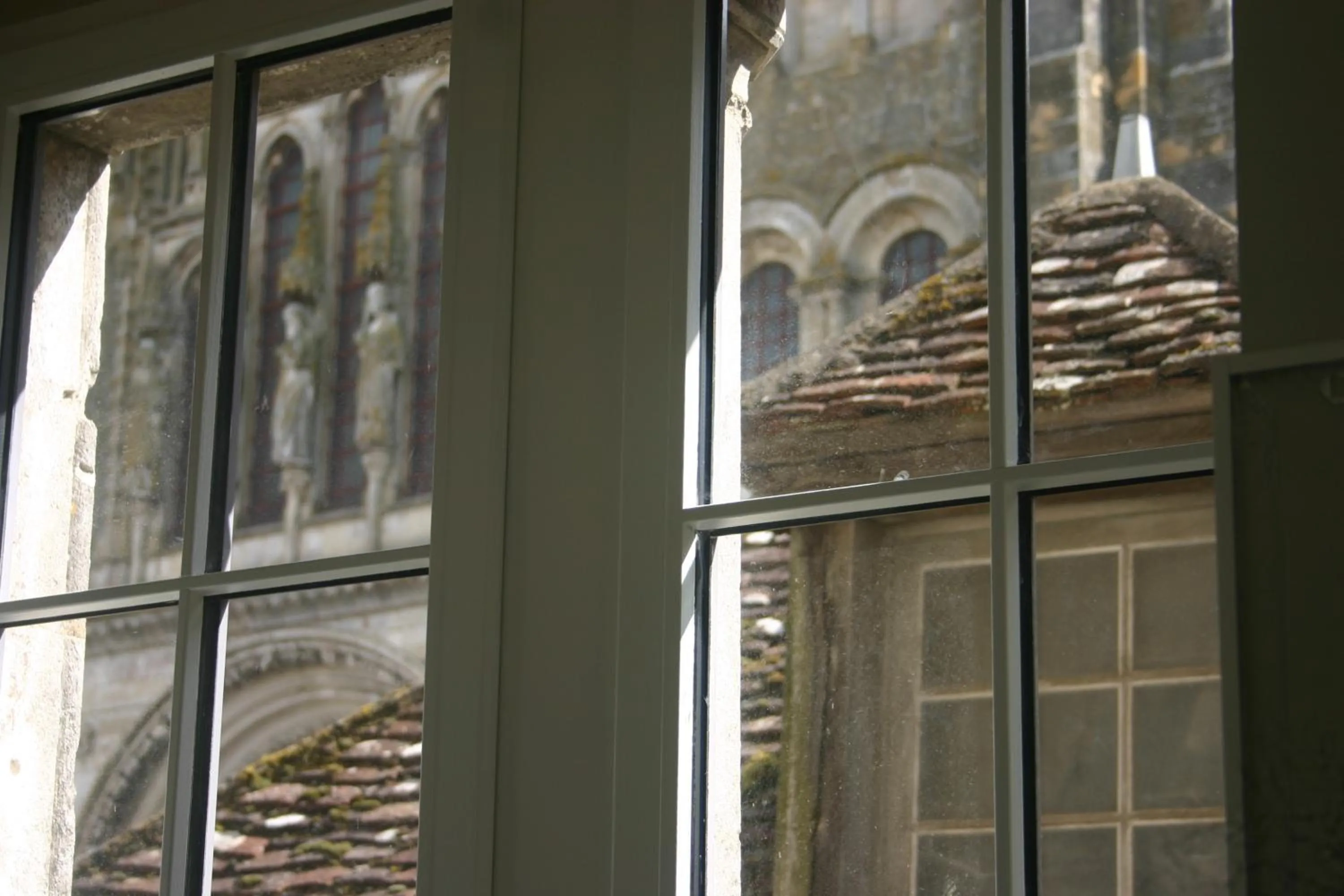 View (from property/room) in La Terrasse - Hôtel Restaurant à Vézelay