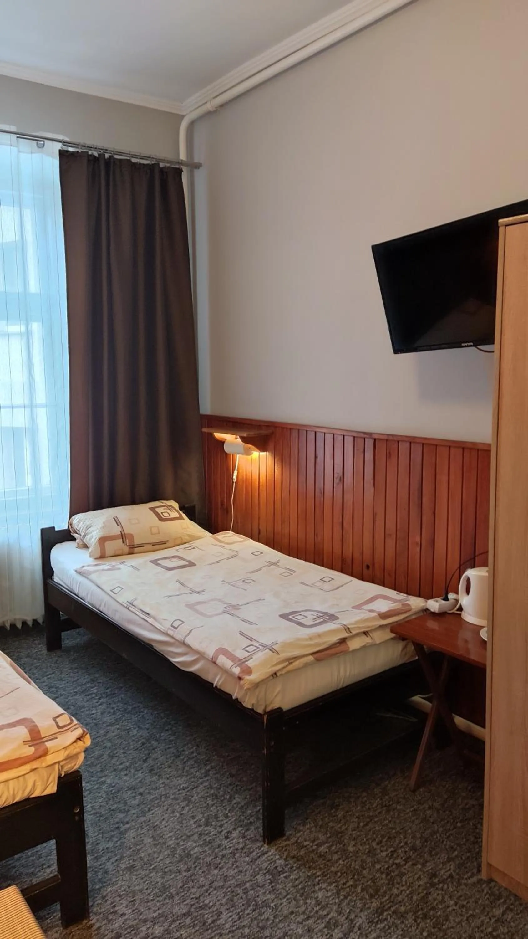 Bed in Hotel Polonia