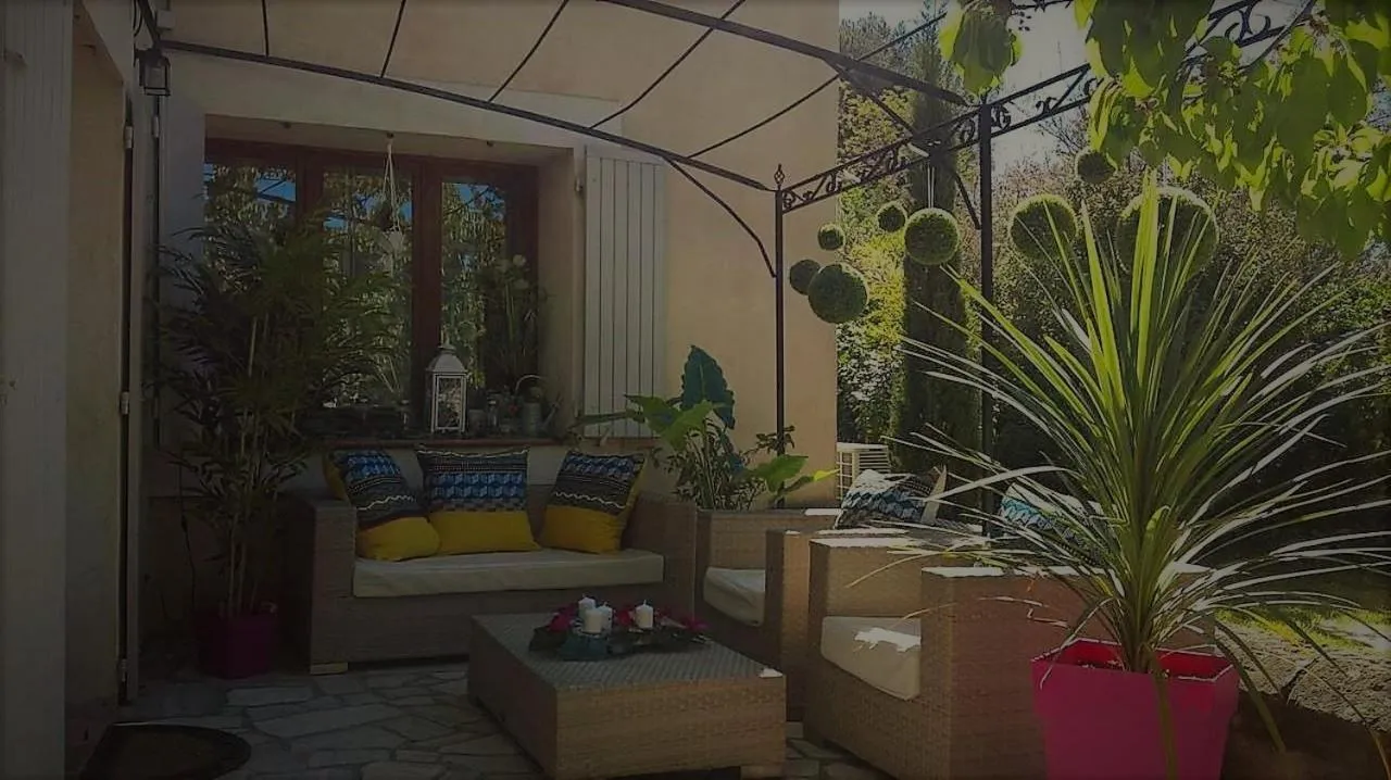 Balcony/Terrace in A l'Orée du Pin