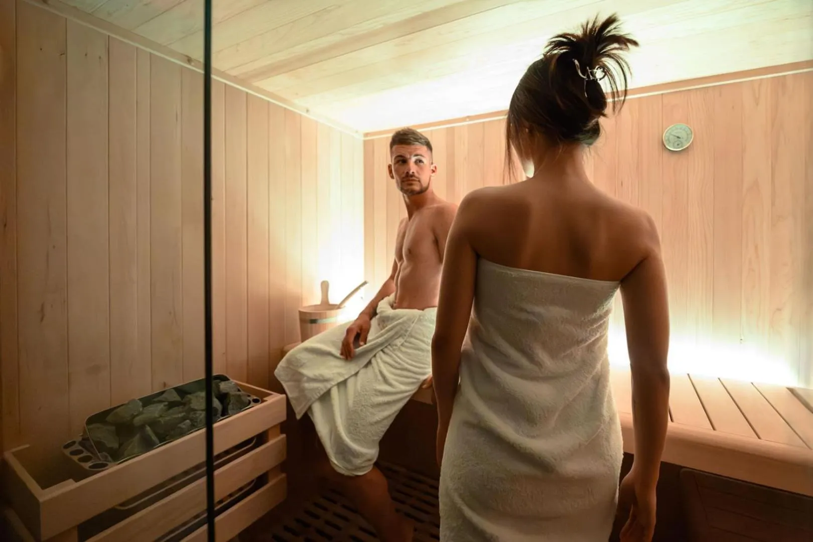 Sauna in Murr Luxury Rooms