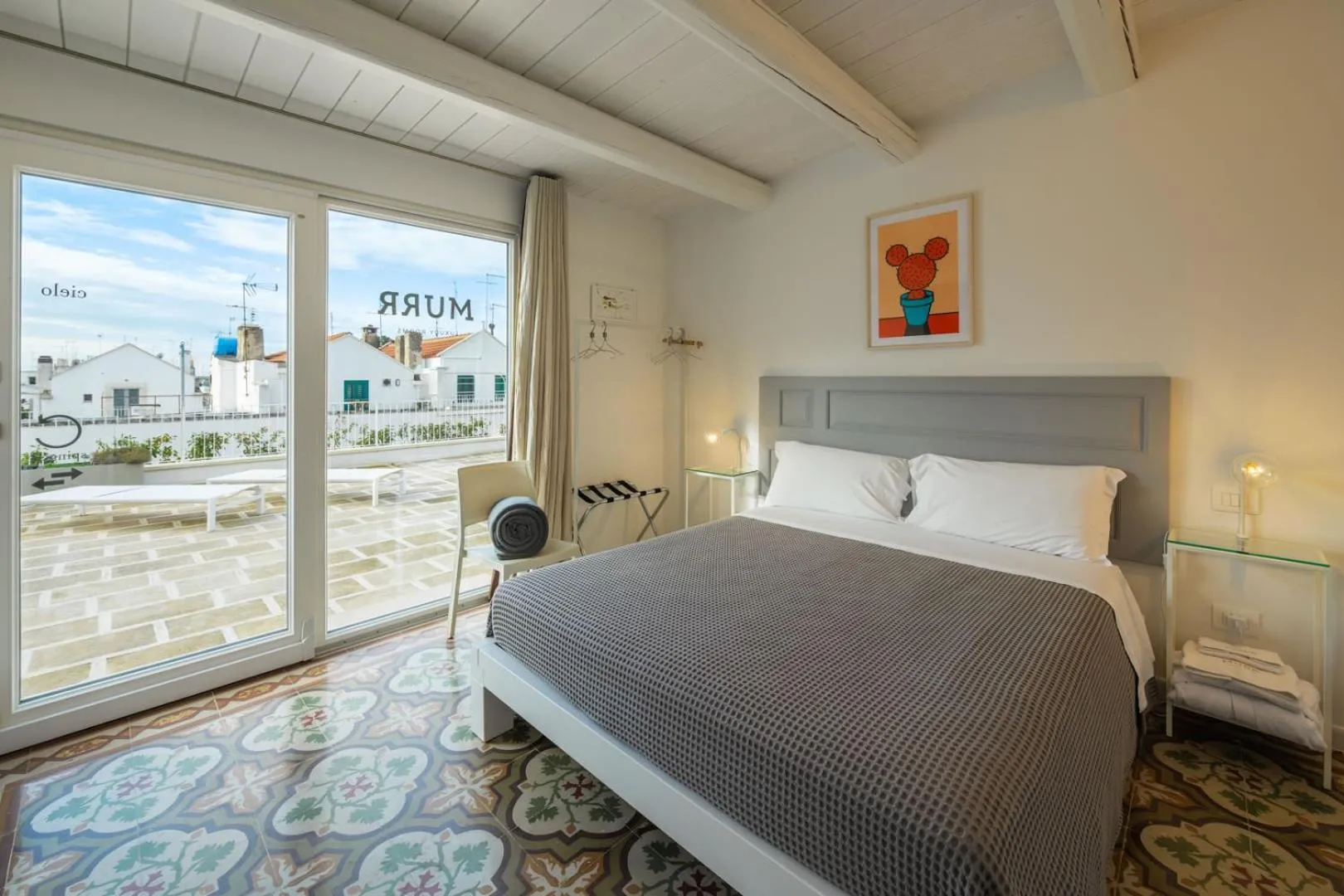 Balcony/Terrace, Bed in Murr Luxury Rooms