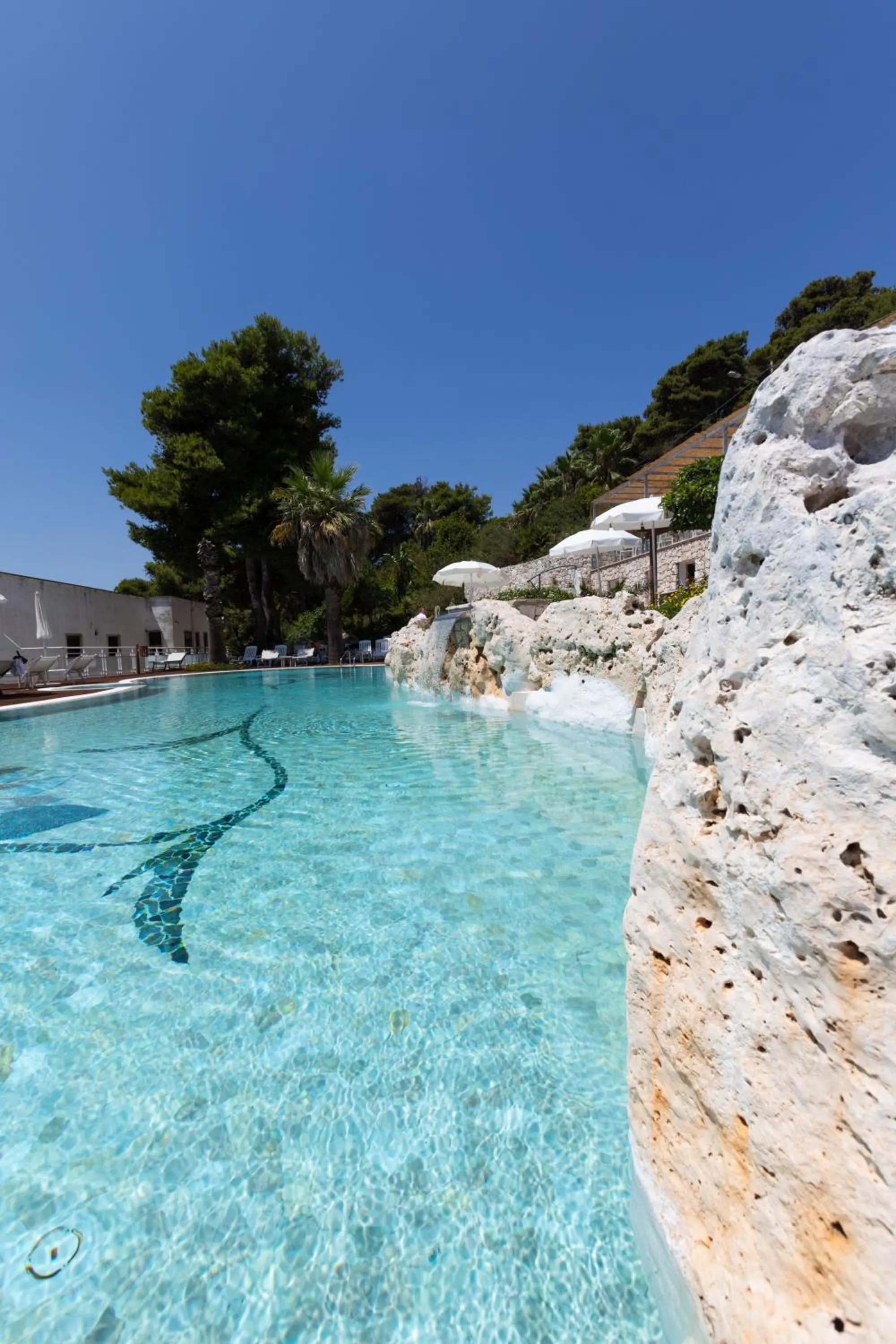 Pool view in Hotel Aurora e del Benessere