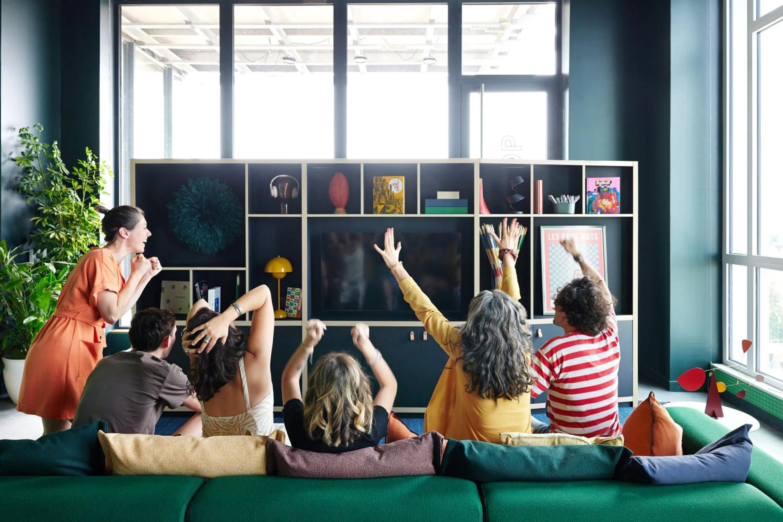 Communal lounge/ TV room in Hife Toulouse Sud Labège