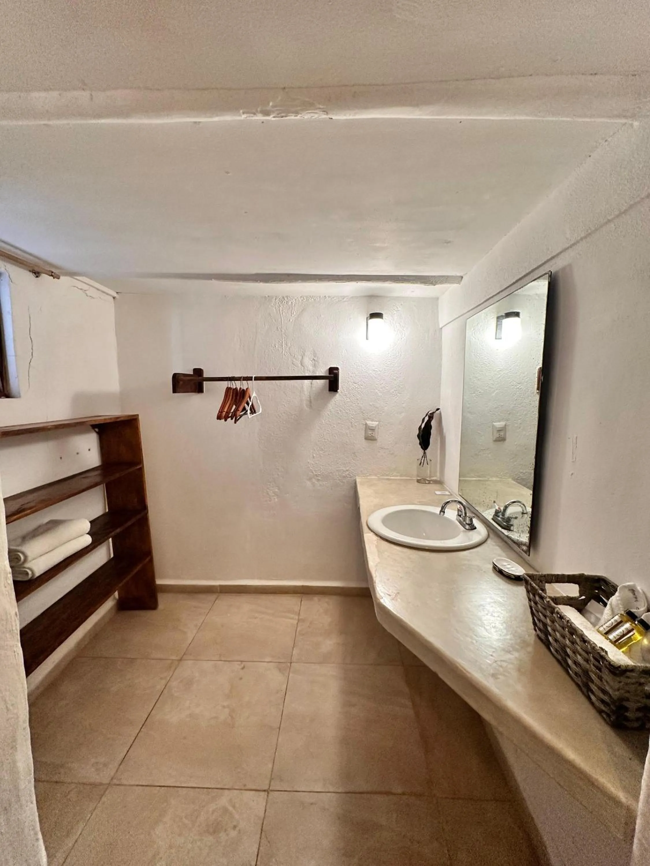 Bathroom in Playa Canek Beachfront Eco Hotel