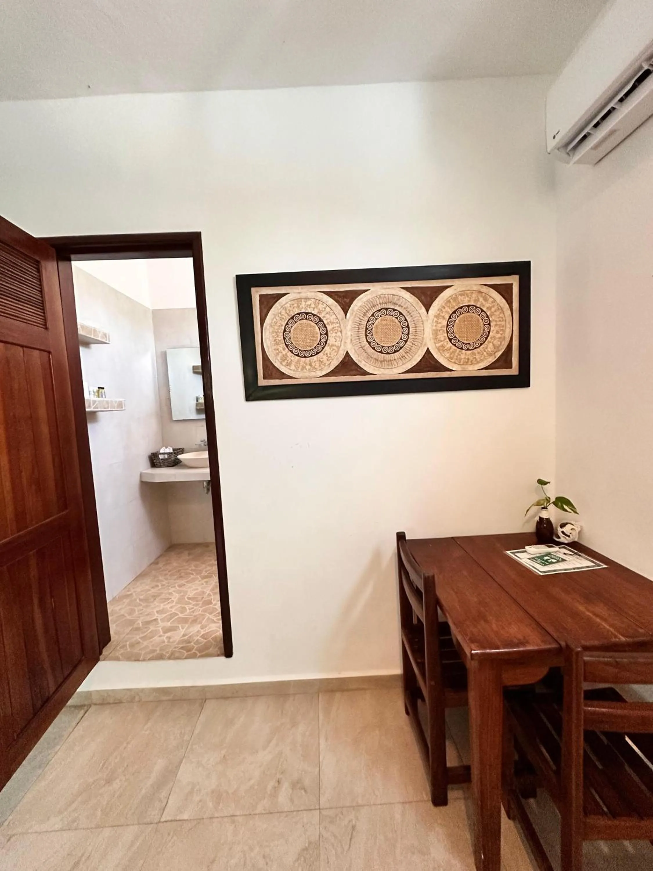 Bathroom in Playa Canek Beachfront Eco Hotel