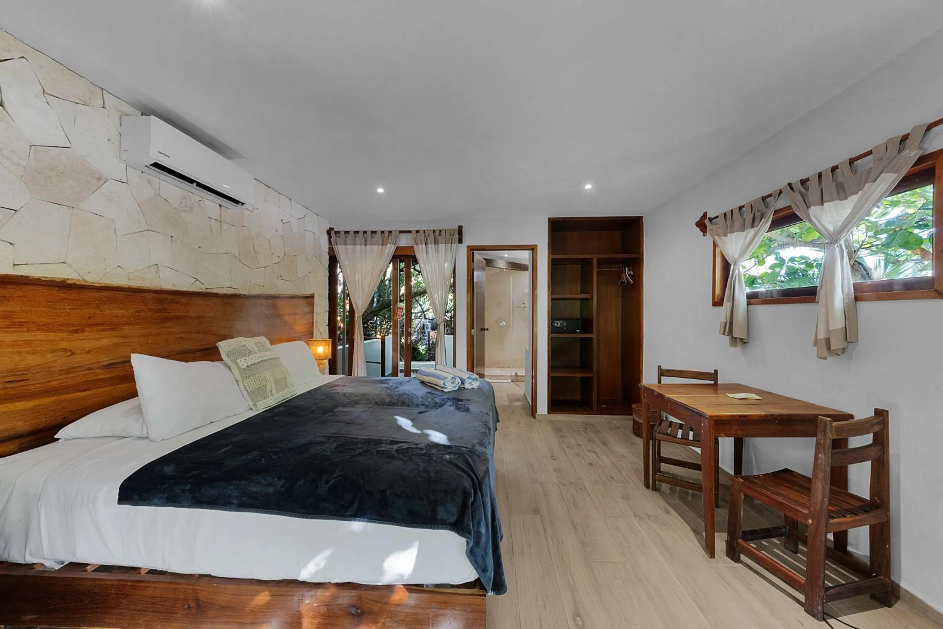 Photo of the whole room, Bed in Playa Canek Beachfront Eco Hotel