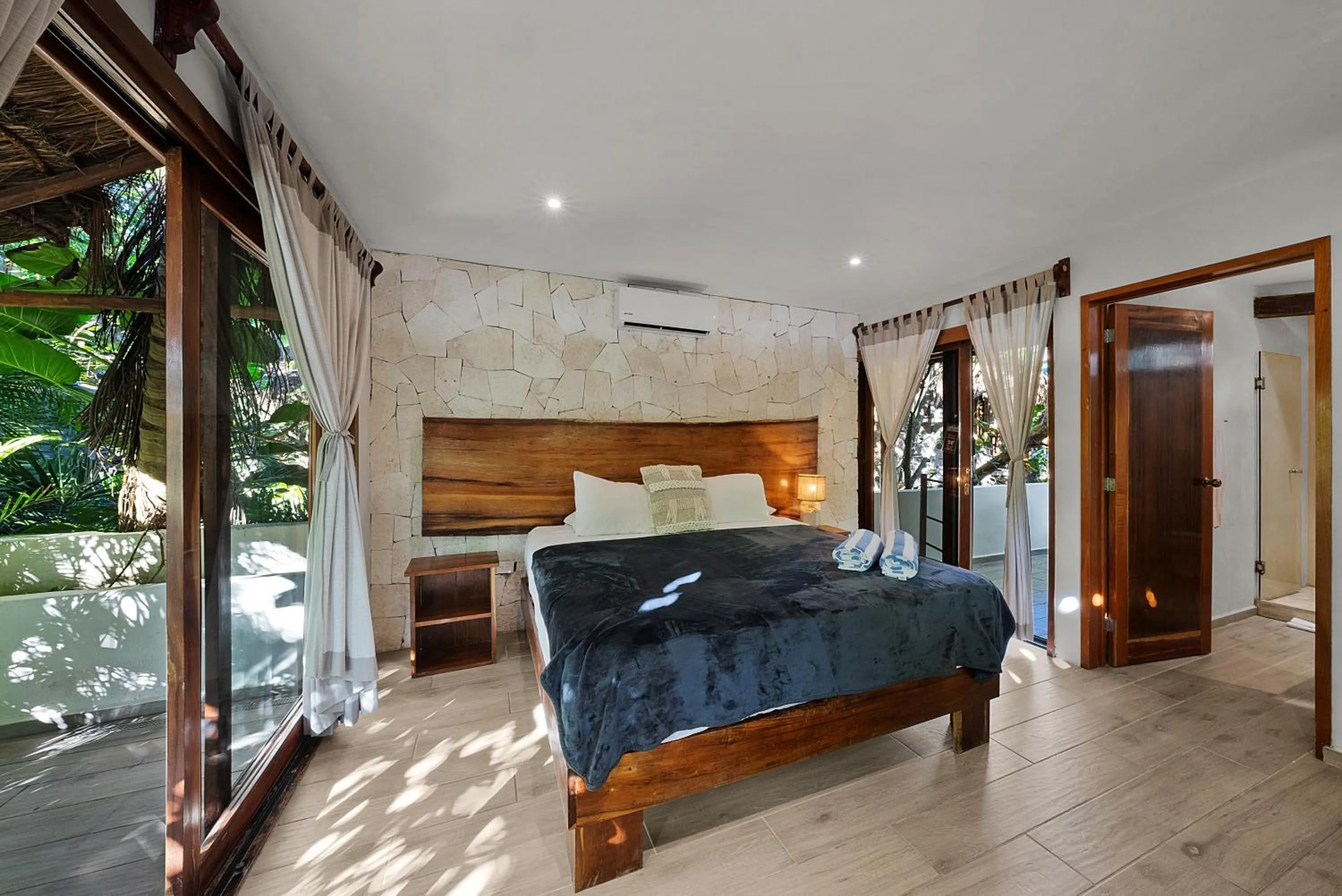 Garden Queen Room with Balcony in Playa Canek Beachfront Eco Hotel