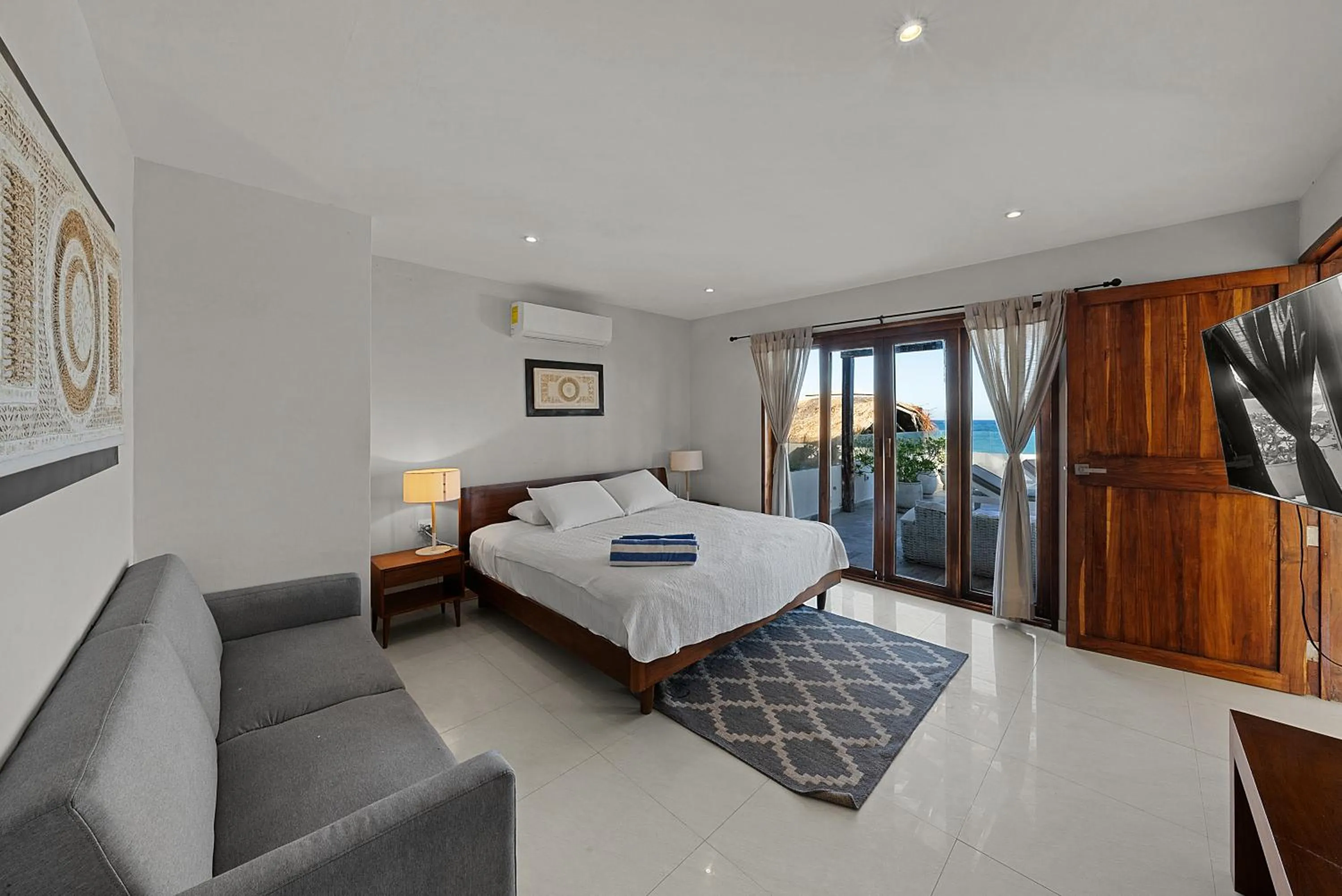 Bed in Playa Canek Beachfront Eco Hotel