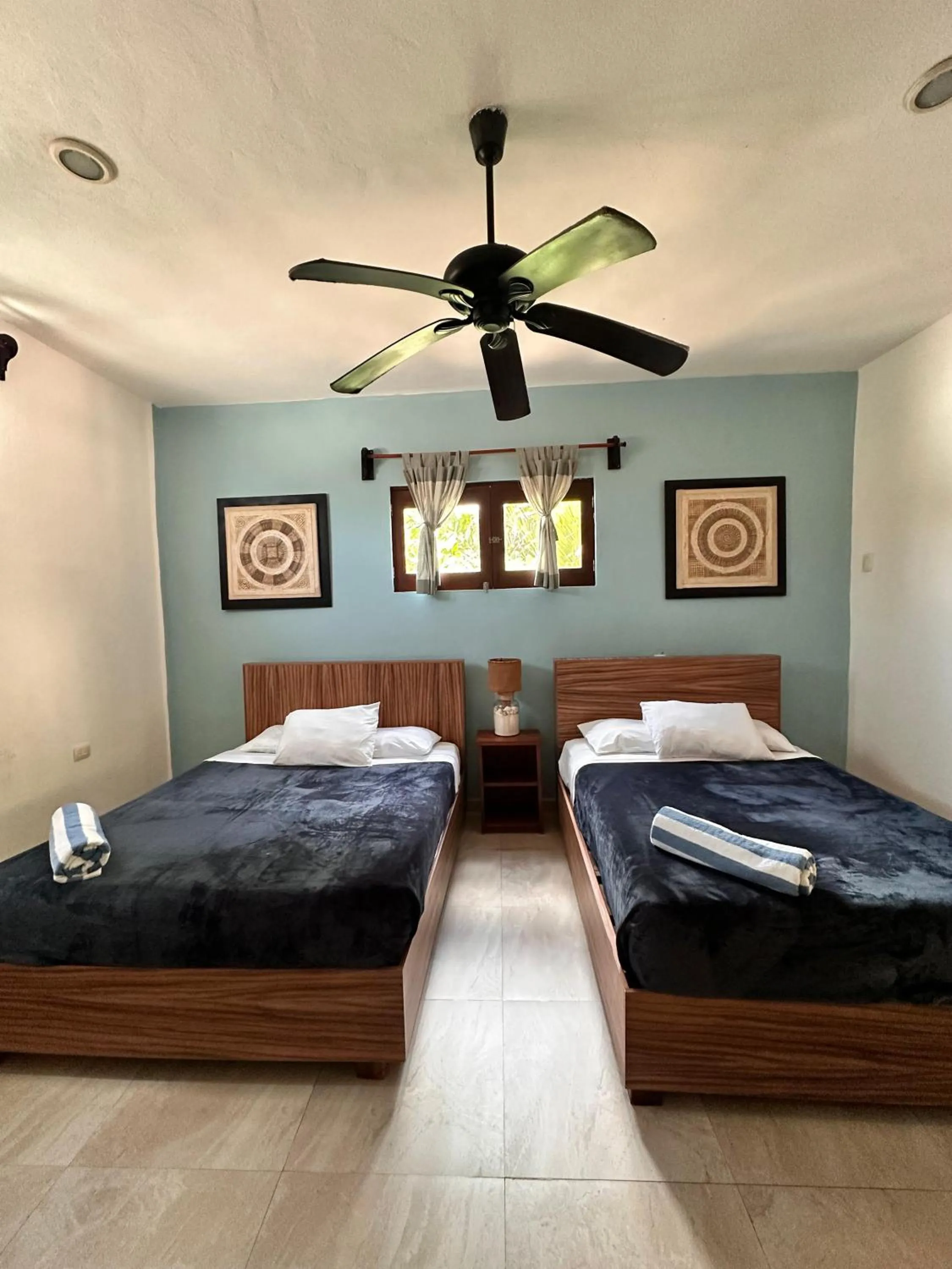 Bed in Playa Canek Beachfront Eco Hotel