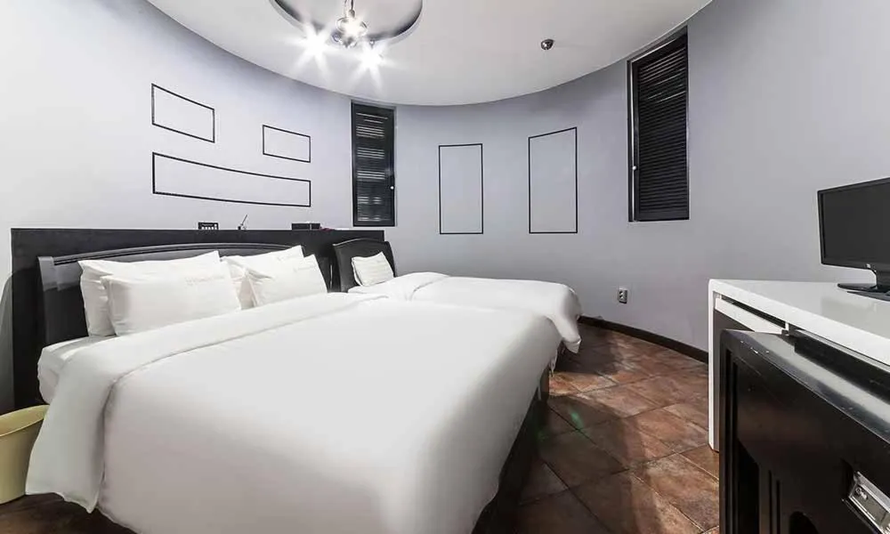 Photo of the whole room, Bed in Paju Picasso