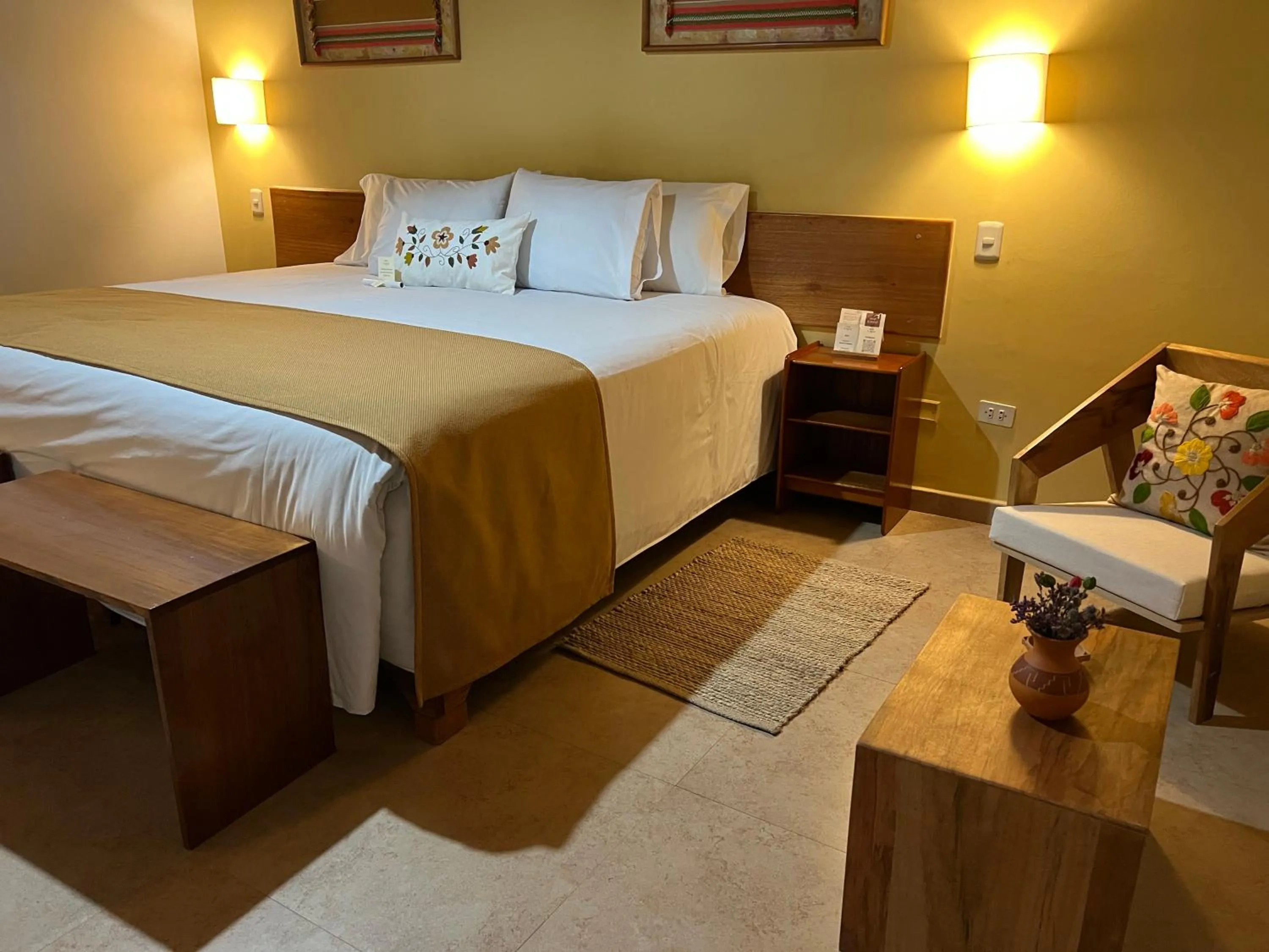 Bed in Hotel El Abuelo