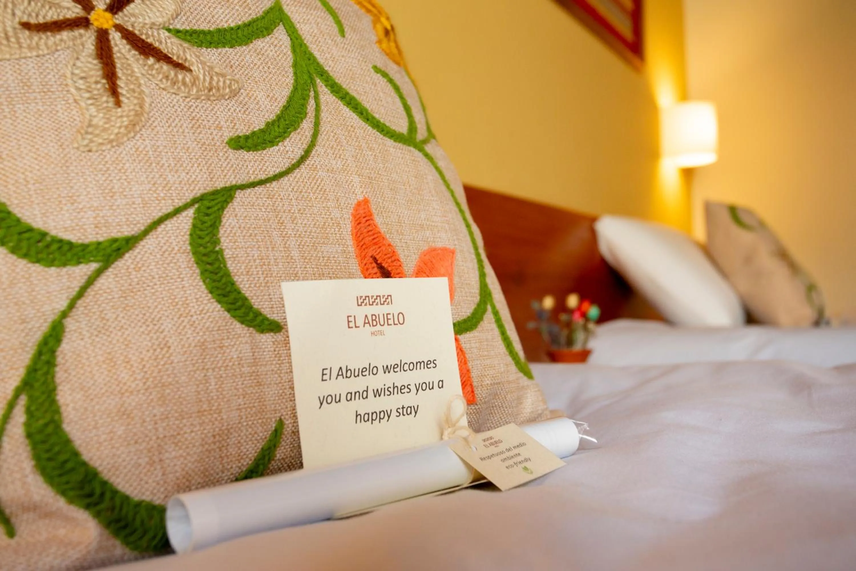 Decorative detail, Bed in Hotel El Abuelo
