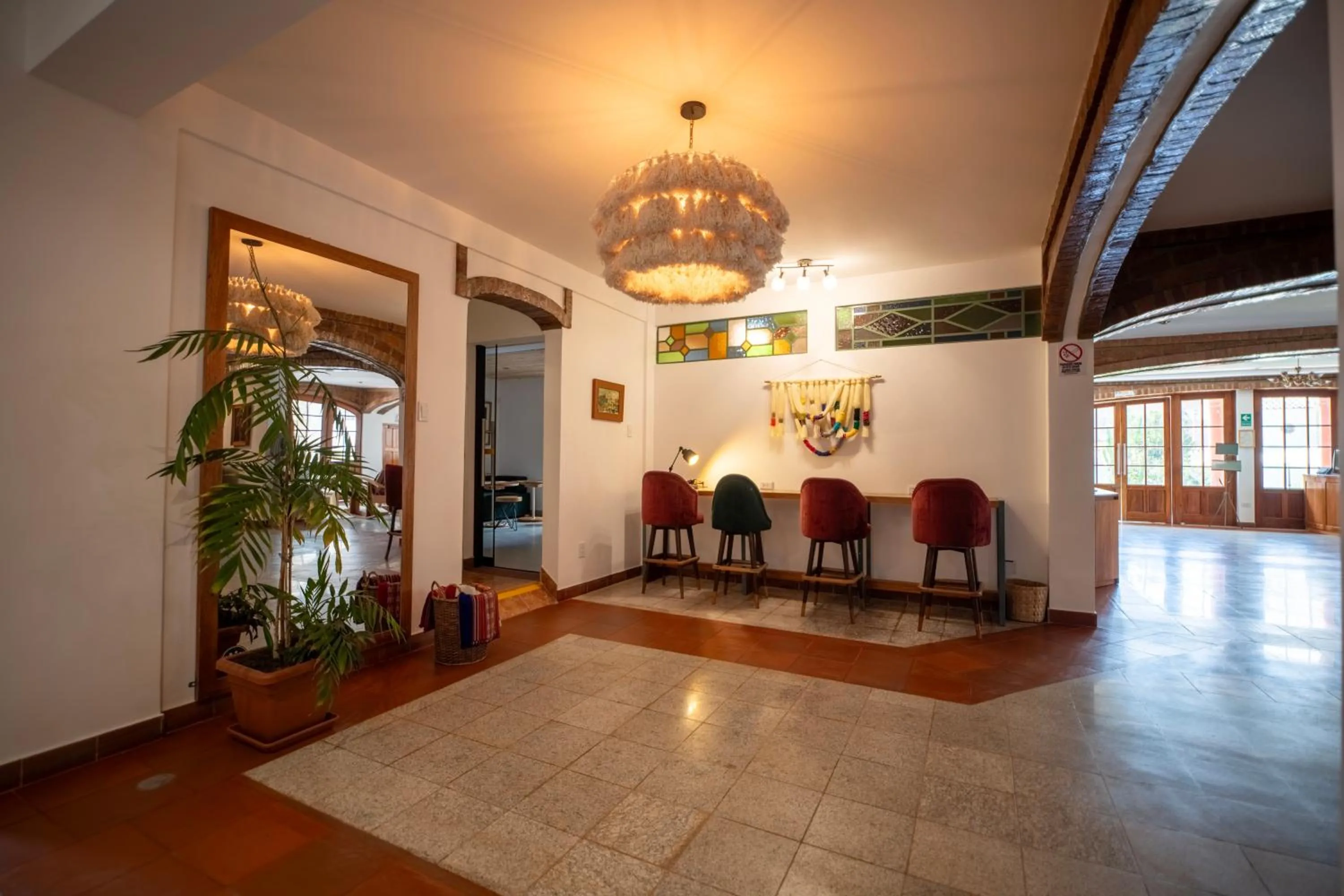 Seating area in San Sebastian Hotel Boutique