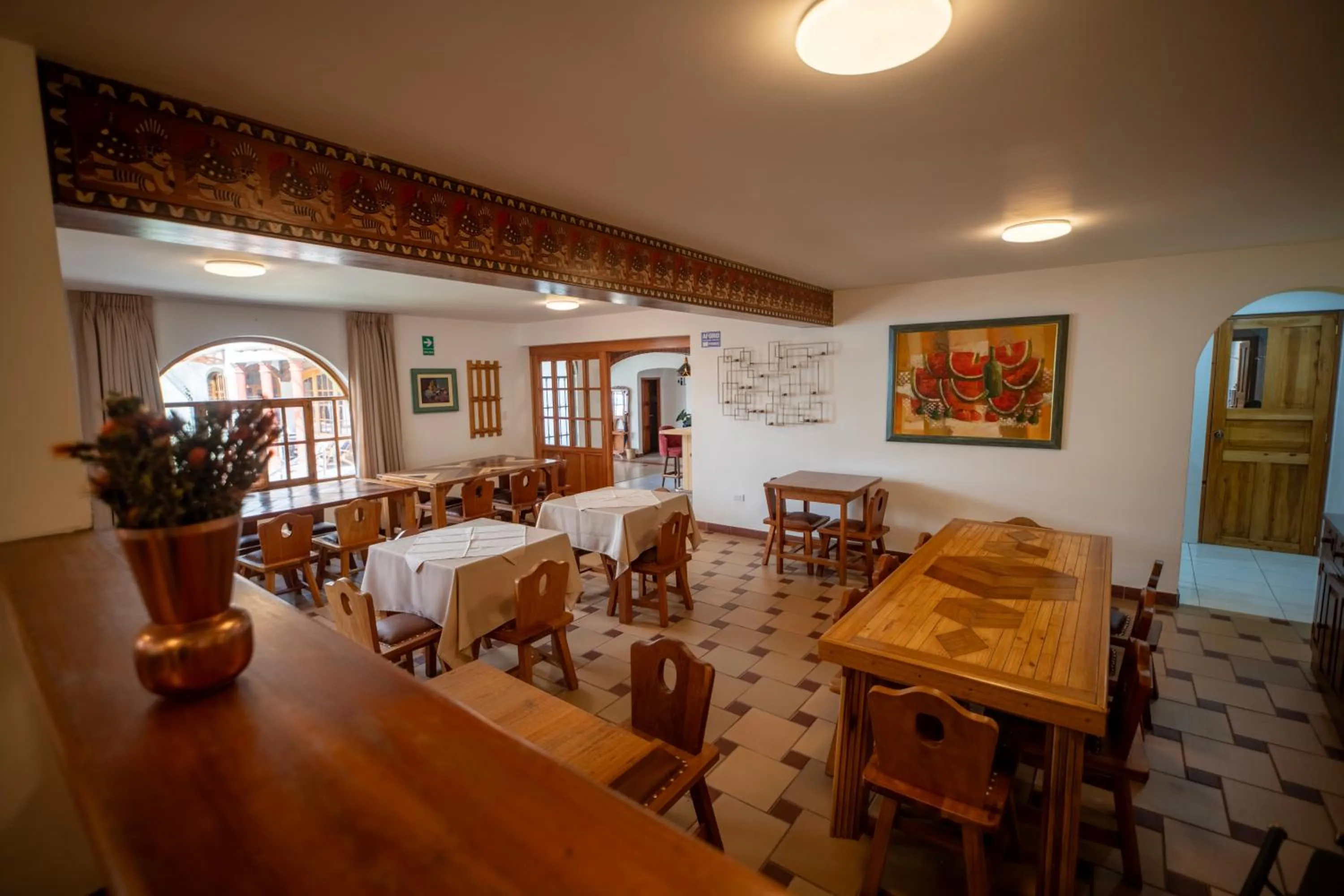 Dining area in San Sebastian Hotel Boutique