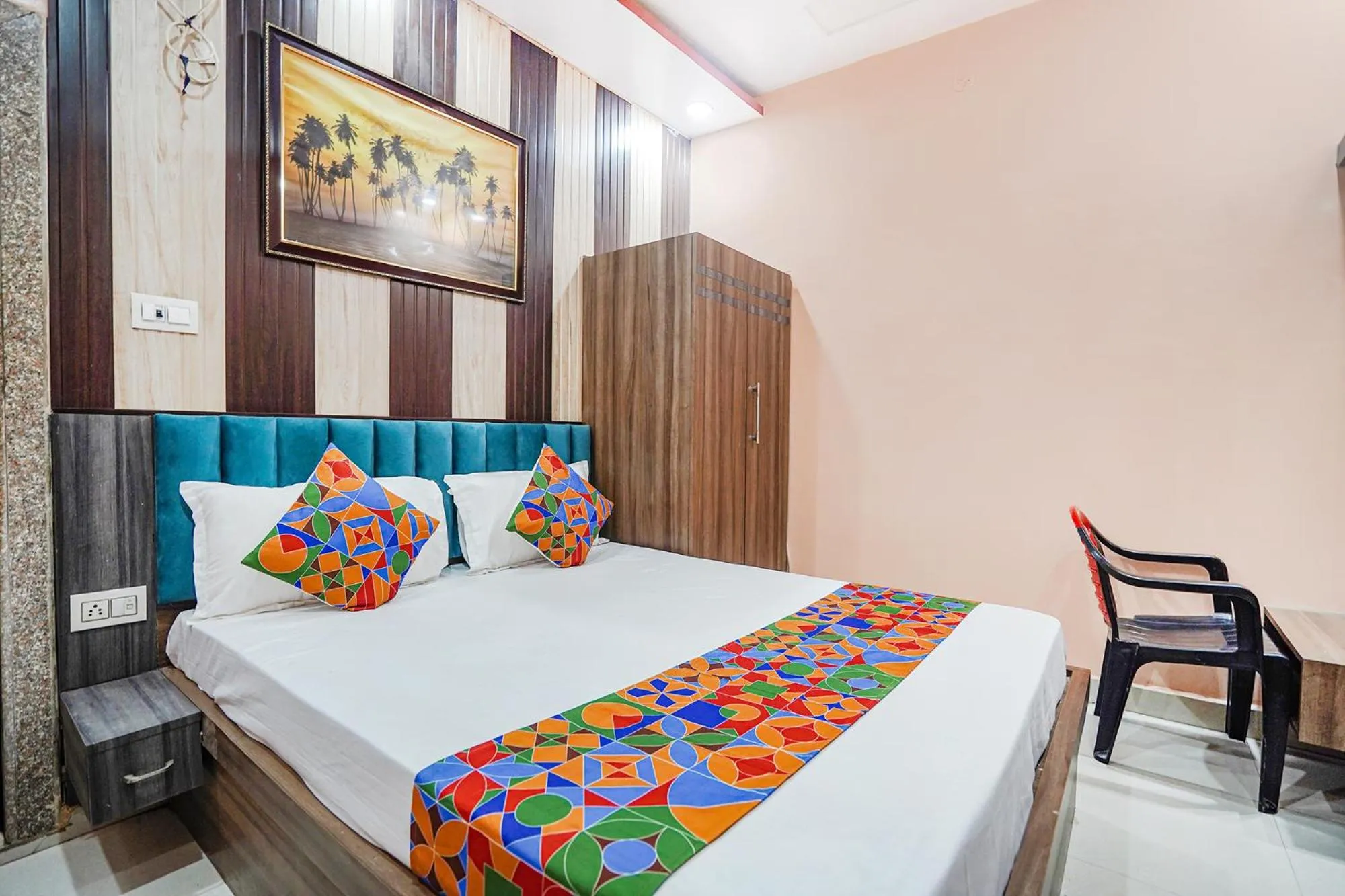 Bed in Super OYO Hotel O Rameshwaram Inn
