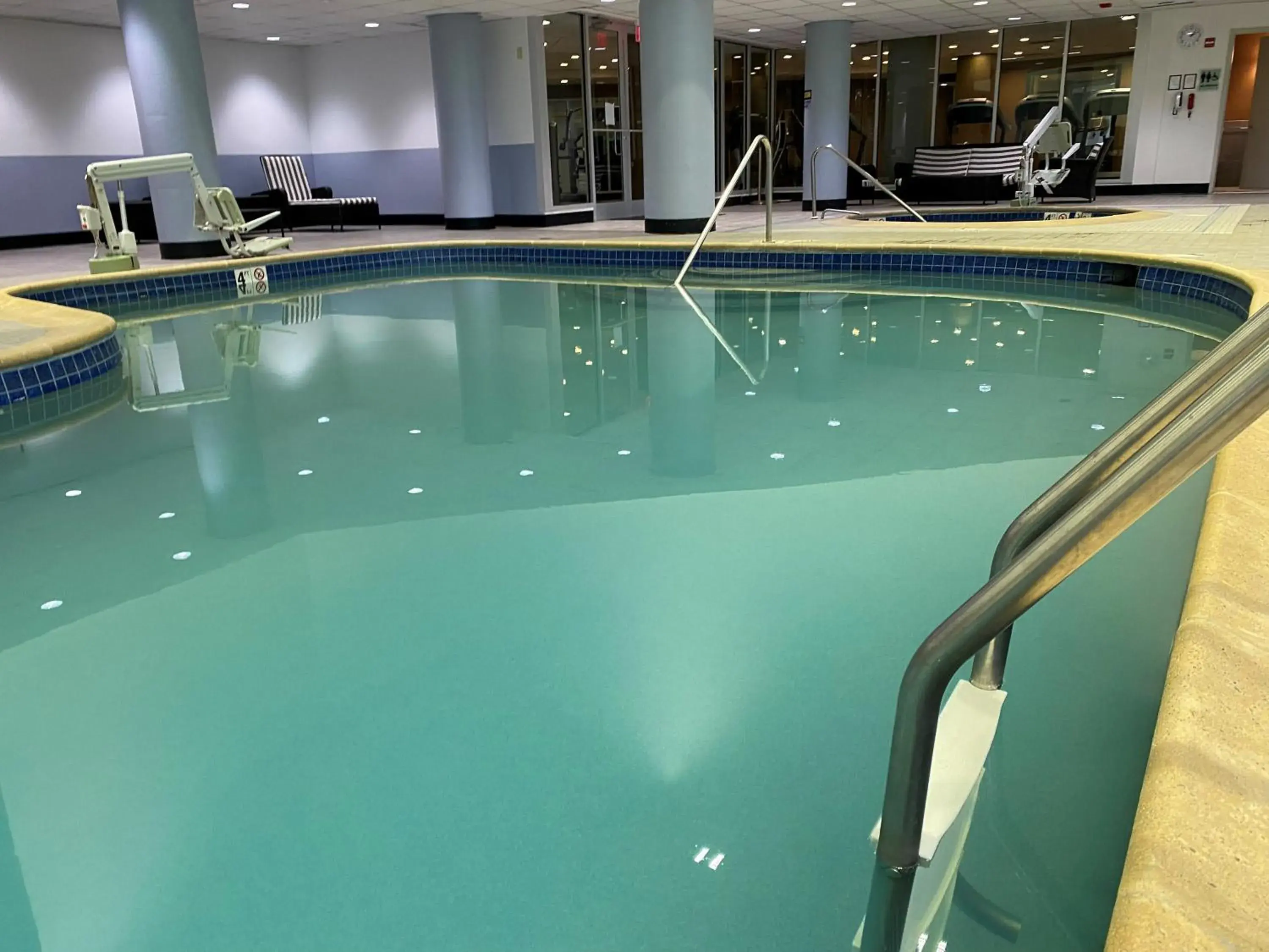 Swimming pool in Hyatt Regency New Brunswick Swimming pool in Hyatt Regency New Brunswick