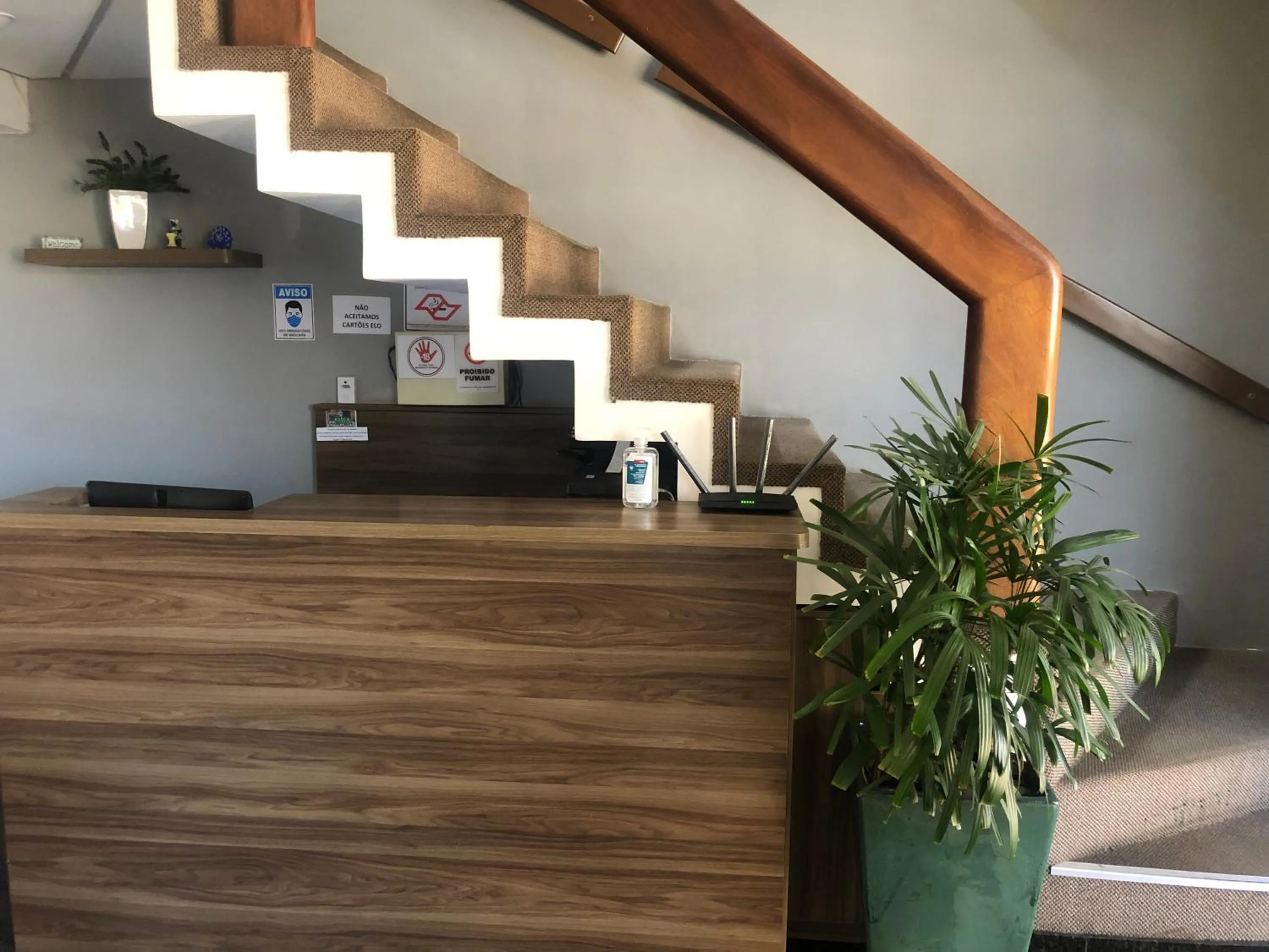 Lobby or reception in Samambaia Executive Hotel