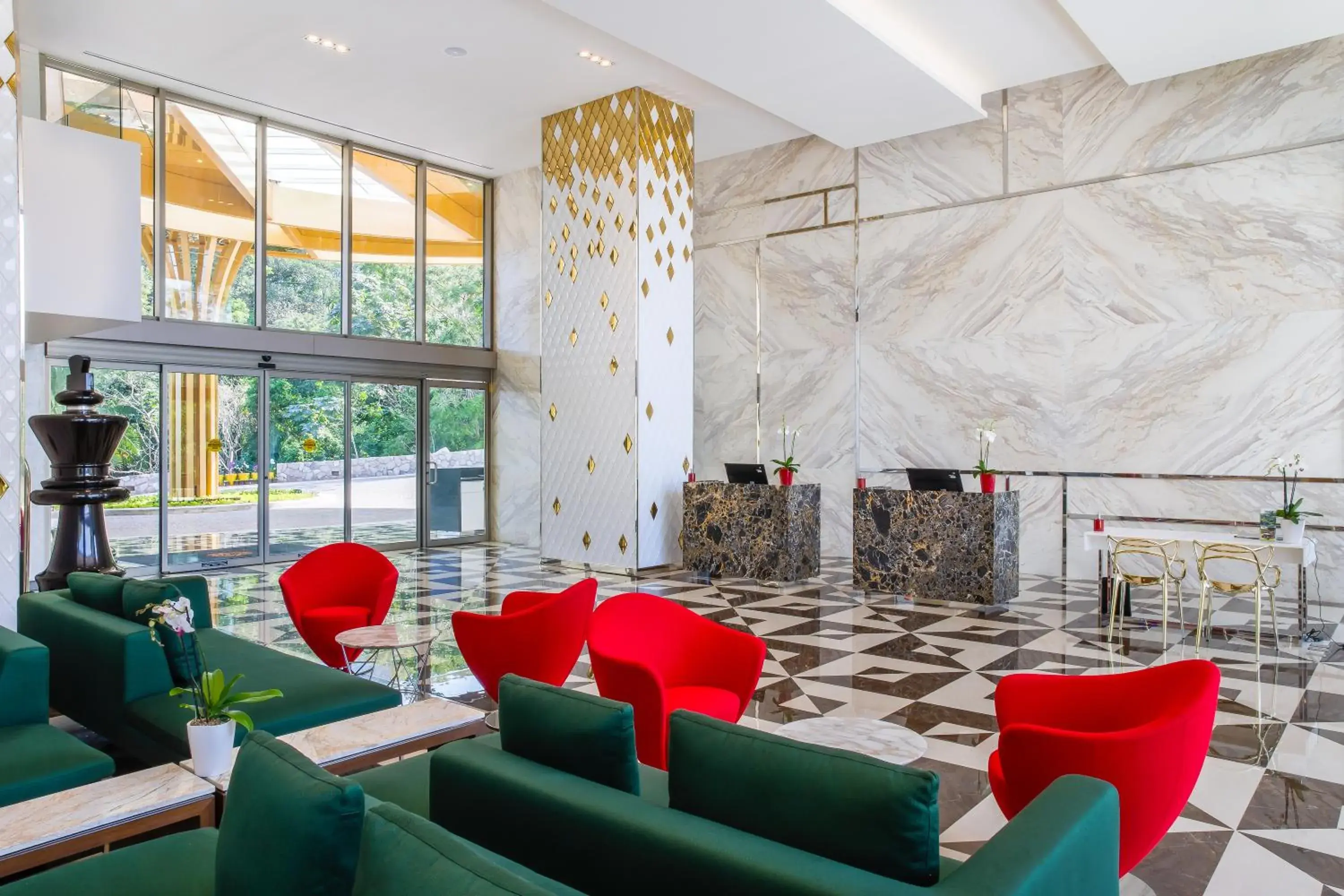 Lobby or reception in Hotel Mousai - Adults Only Lobby or reception in Hotel Mousai - Adults Only