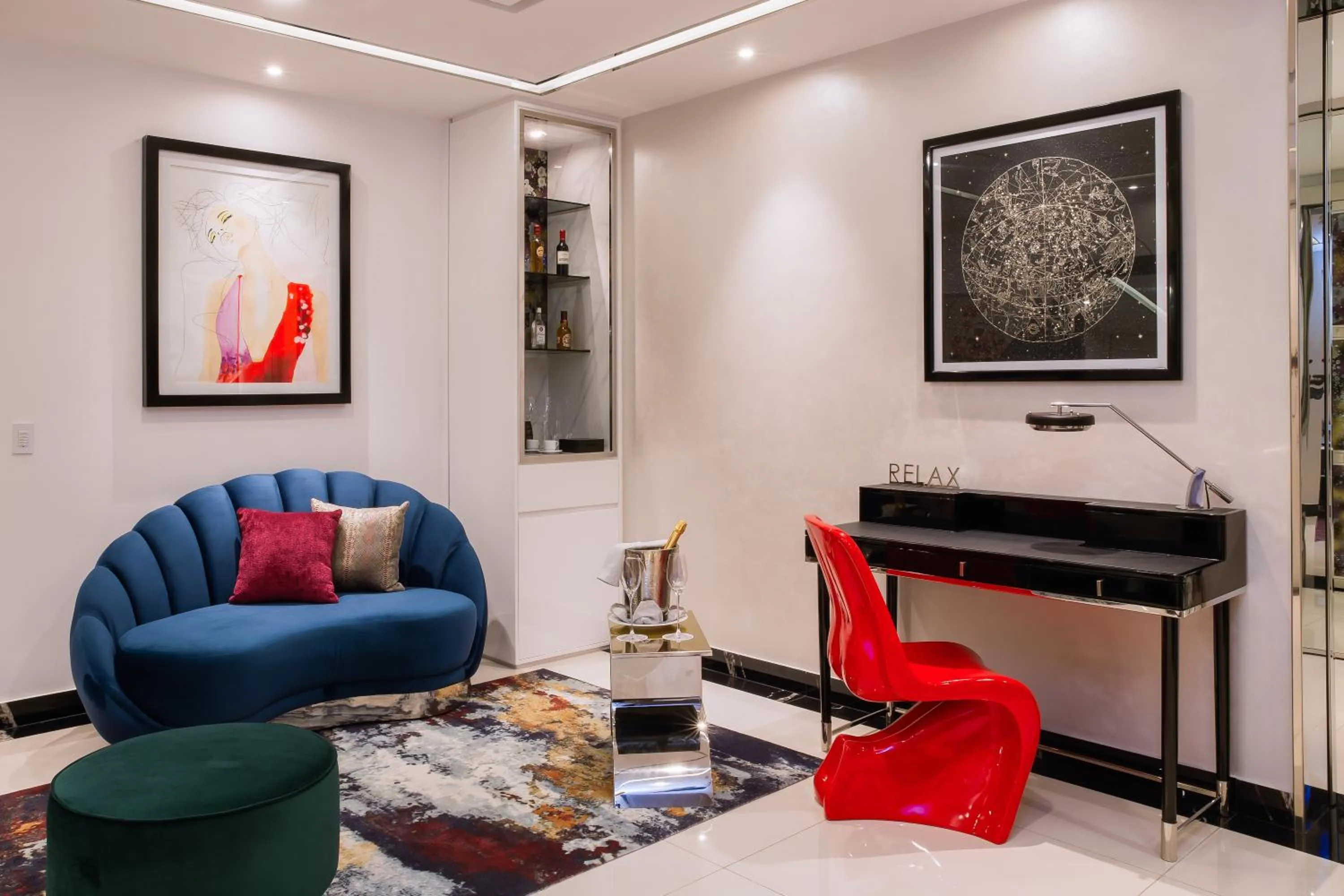 Seating area in Hotel Mousai - Adults Only