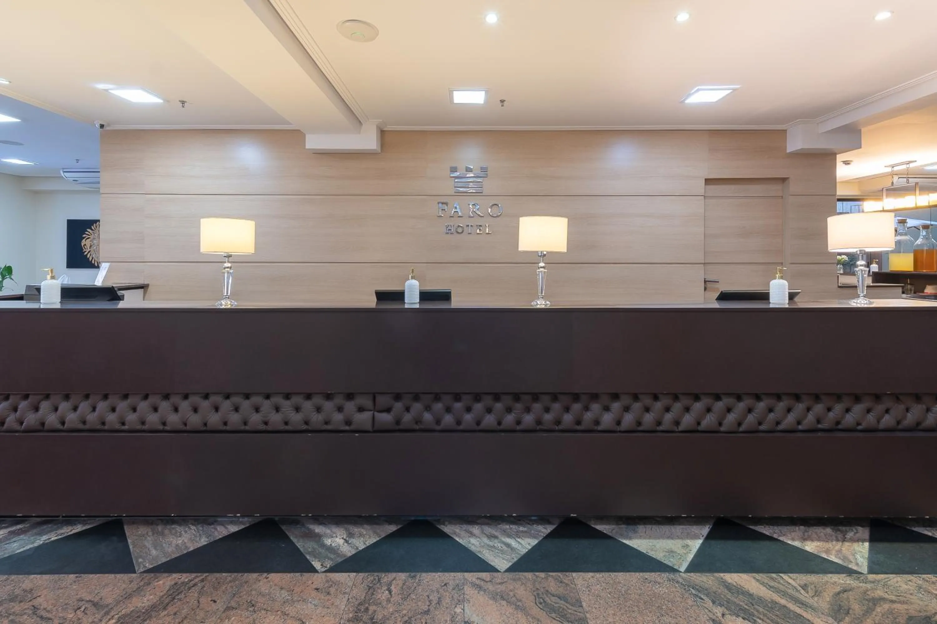 Lobby or reception in Faro Hotel Atibaia