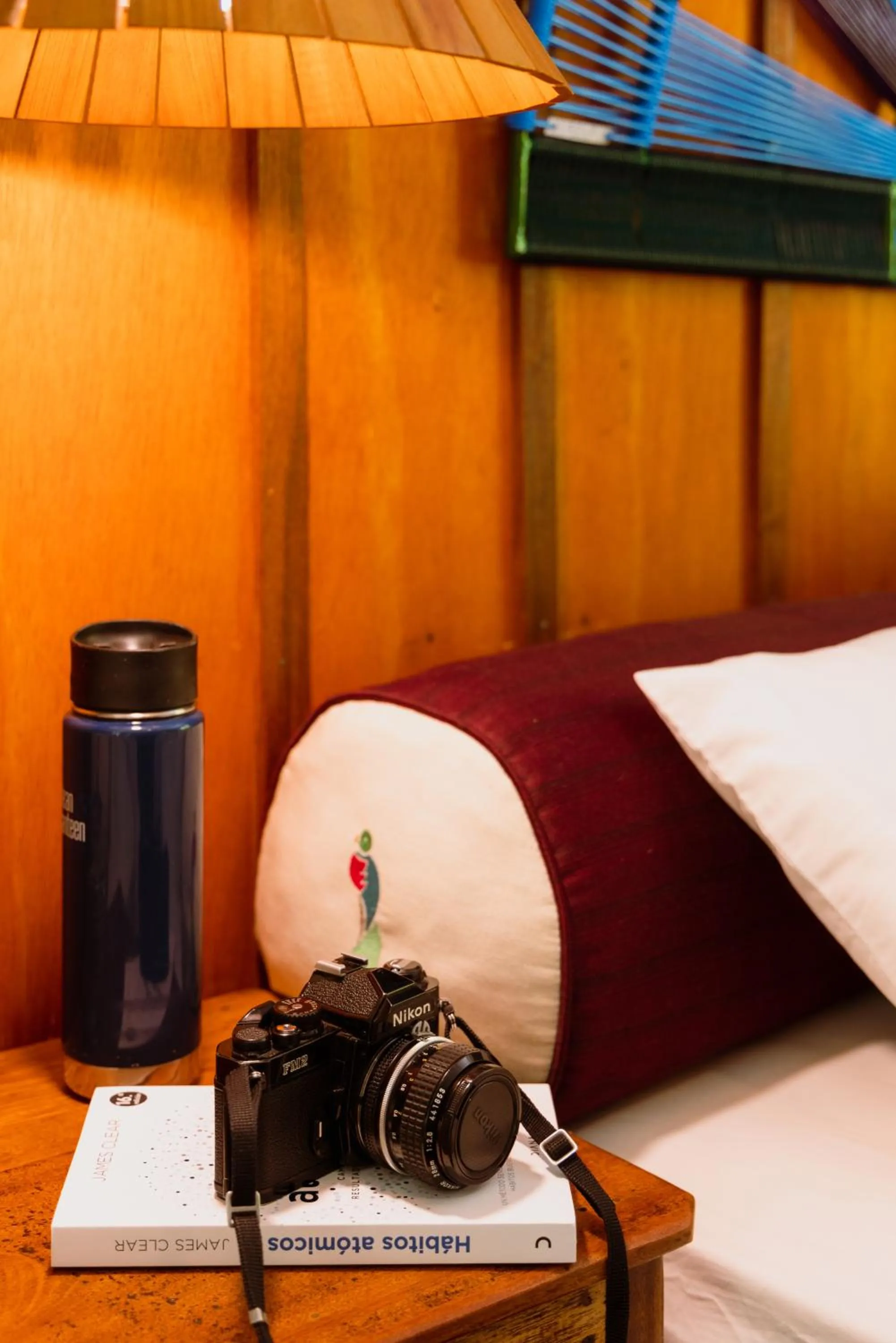 Decorative detail, Bed in Trogon Lodge