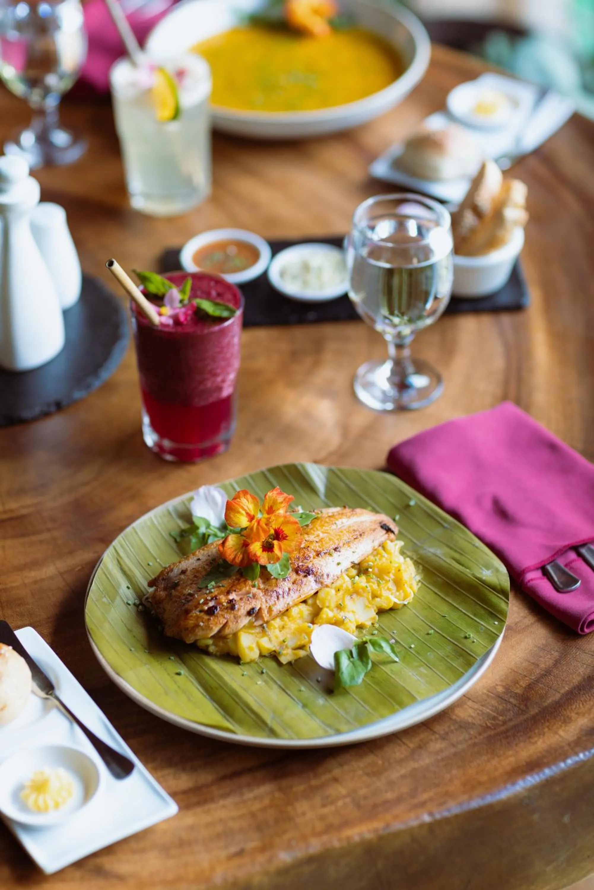 Restaurant/places to eat in Trogon Lodge