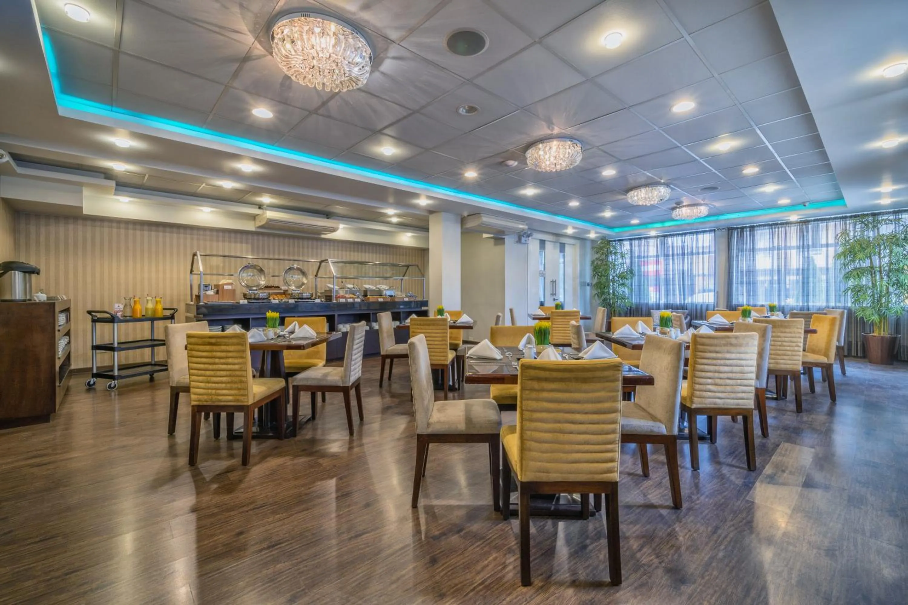 Dining area in LimaQ Hotel