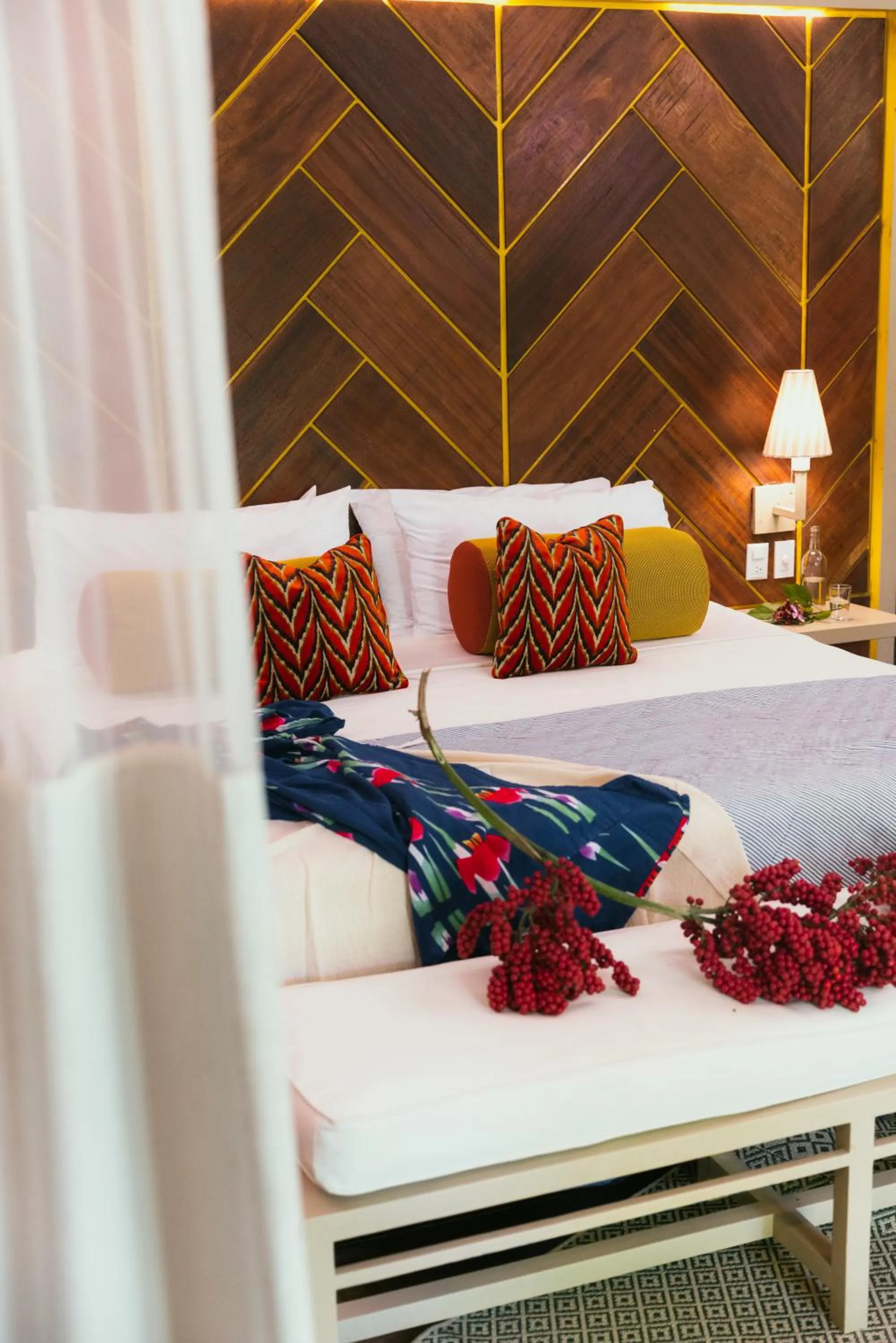 Bed in Mawamba Lodge