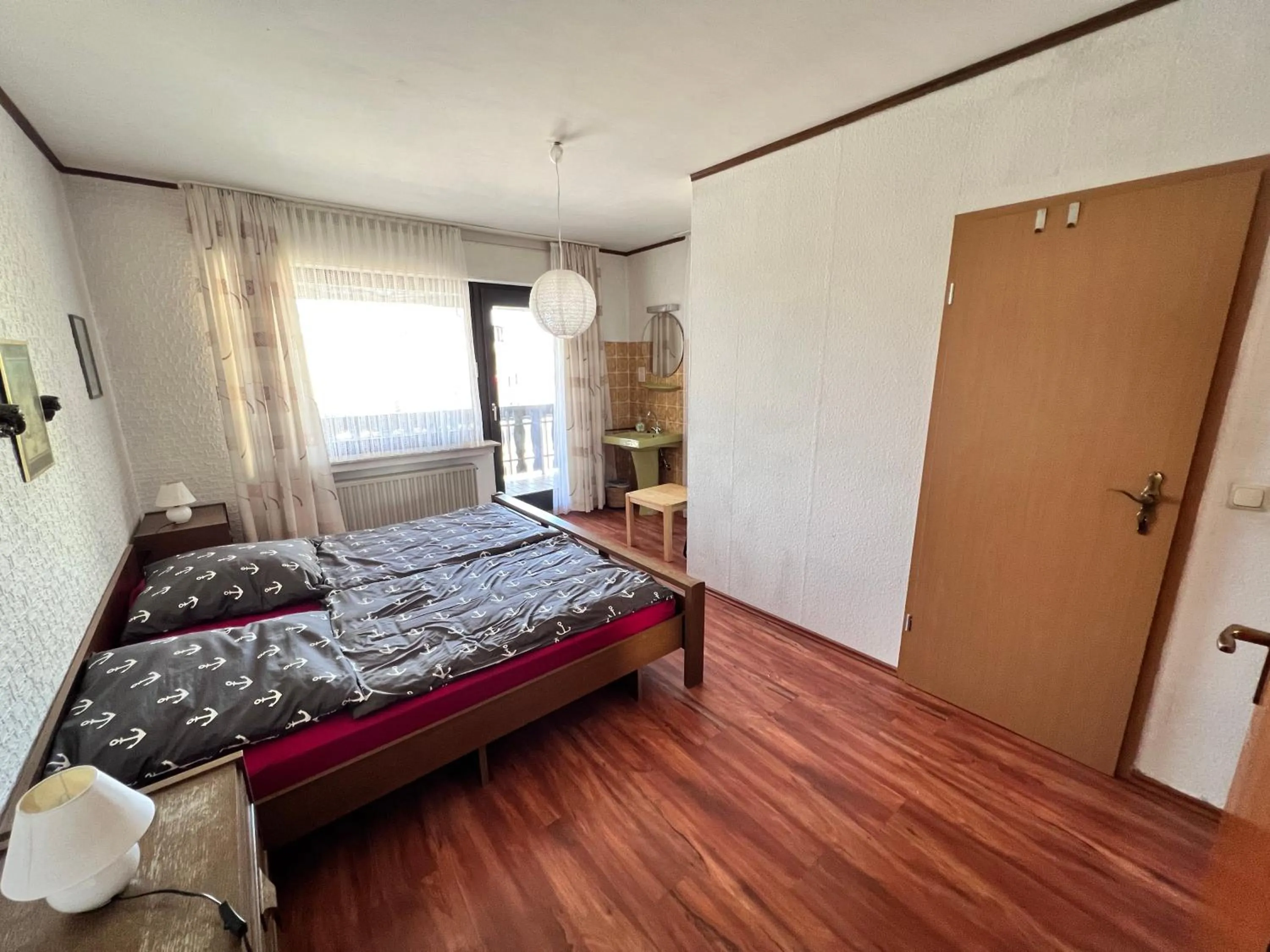 Bed in Landgasthof Zum Anker