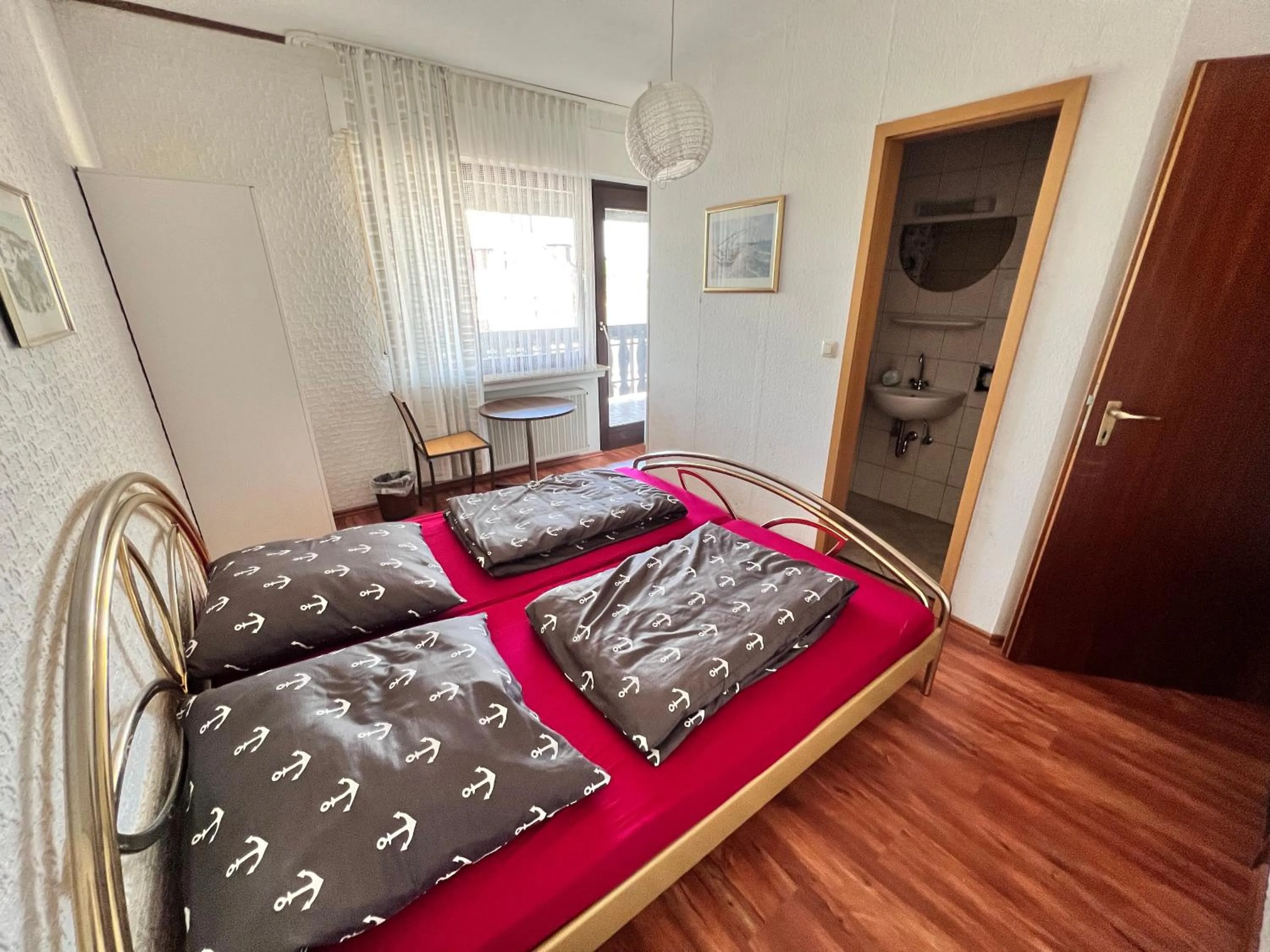 Bed in Landgasthof Zum Anker