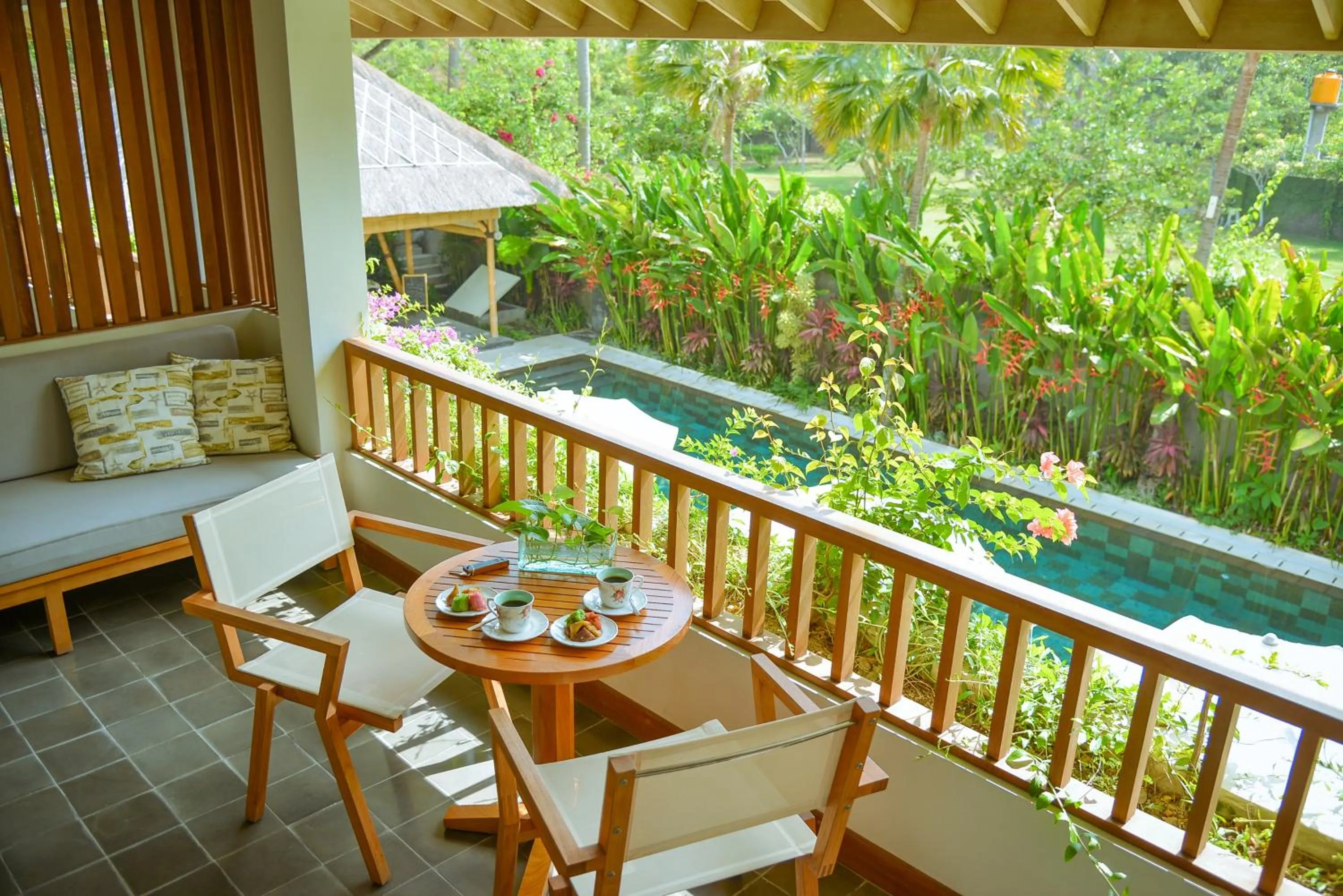 Balcony/Terrace in The Open House Jimbaran Bali