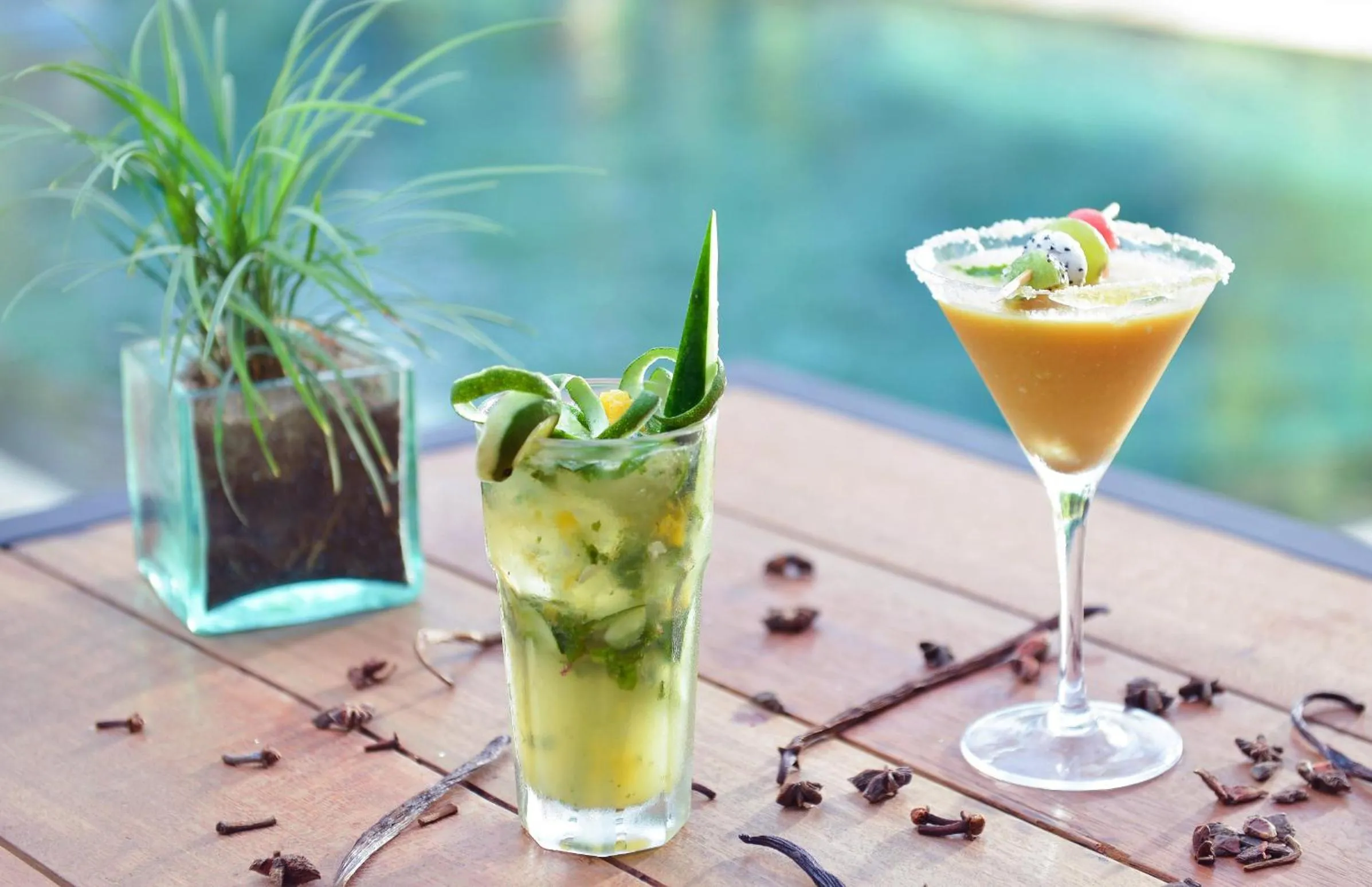 Drinks in The Open House Jimbaran Bali