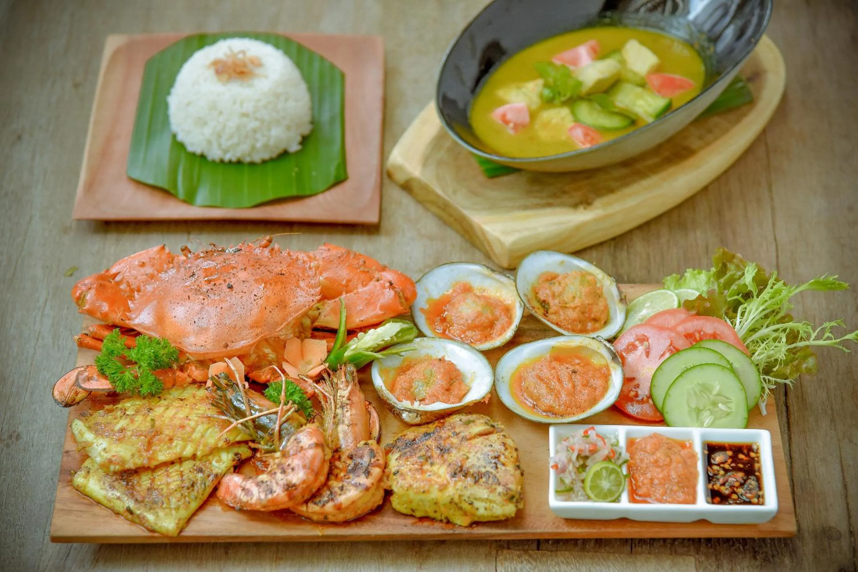 Lunch in The Open House Jimbaran Bali