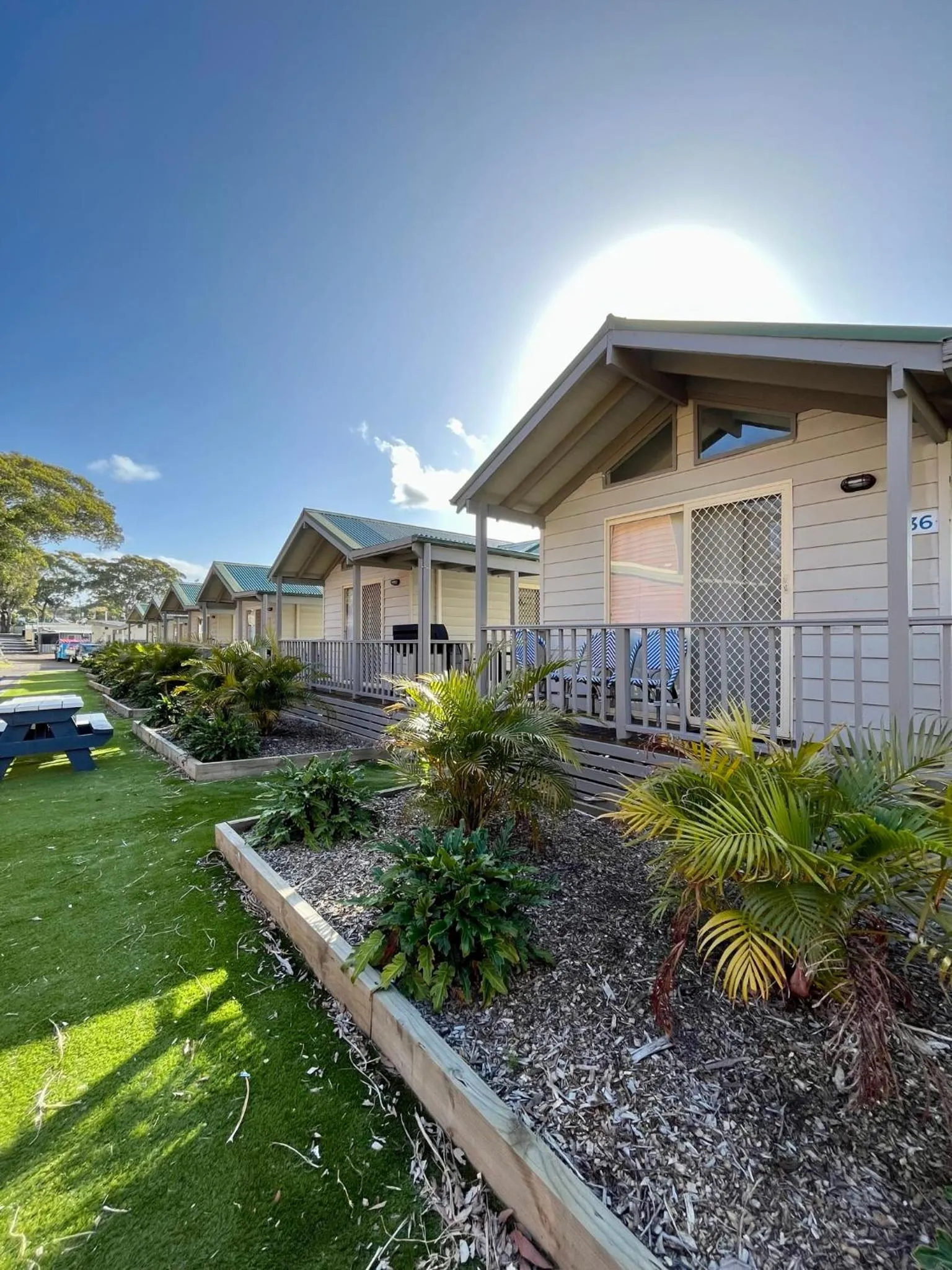 Property building in Shelly Beach Holiday Park