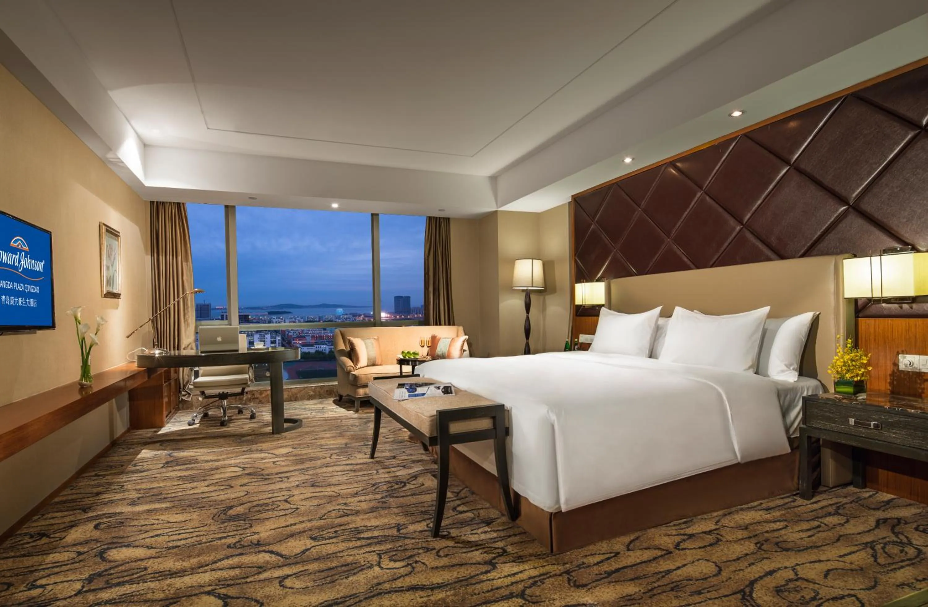 Bed in Kangda Howard Johnson Hotel Qingdao