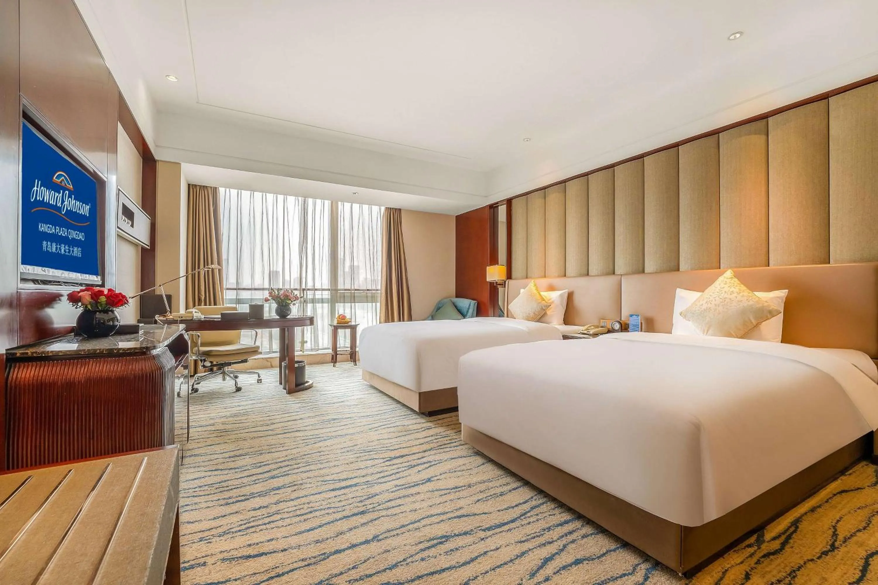 Photo of the whole room, Bed in Kangda Howard Johnson Hotel Qingdao