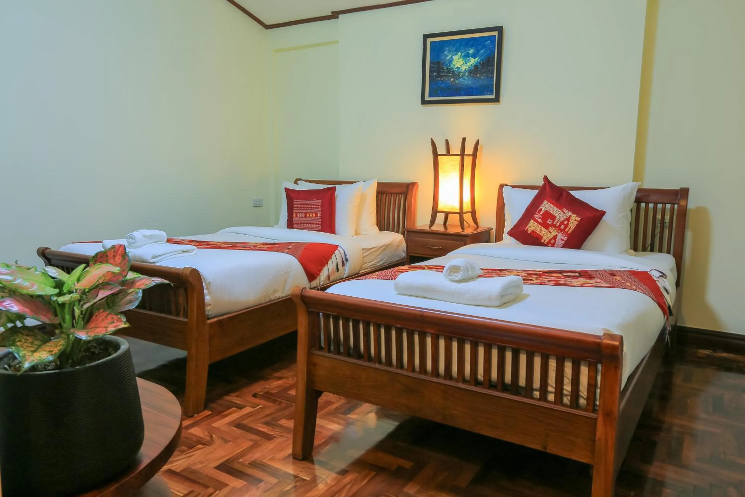 Bedroom, Bed in Phongsavath Boutique Hotel