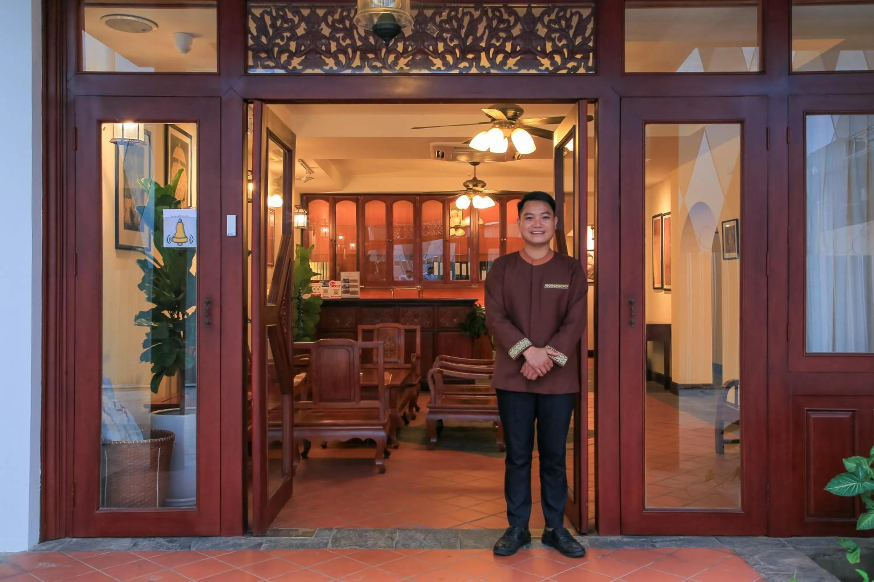 Staff in Phongsavath Boutique Hotel