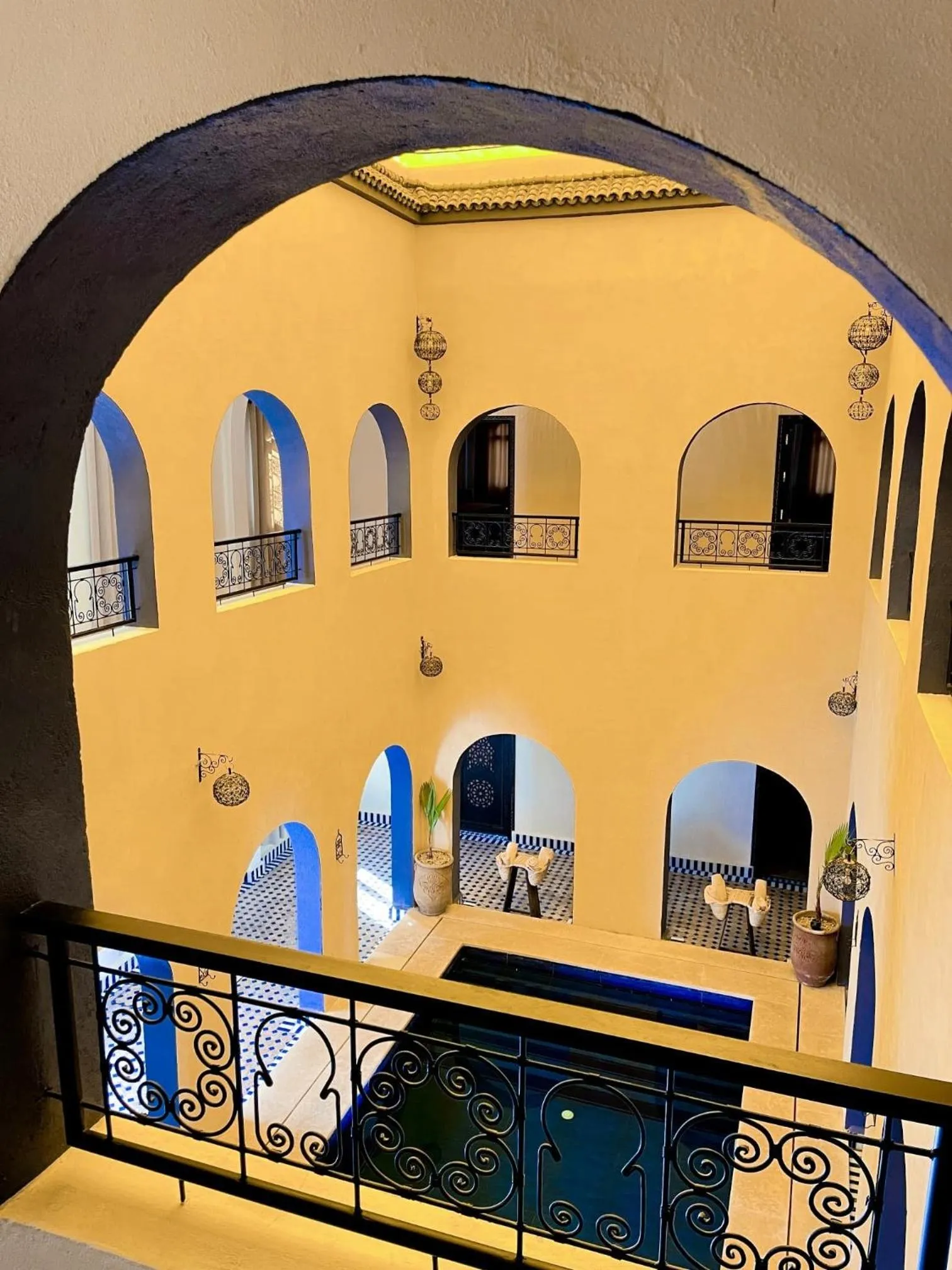 Swimming pool in Riad La Luna