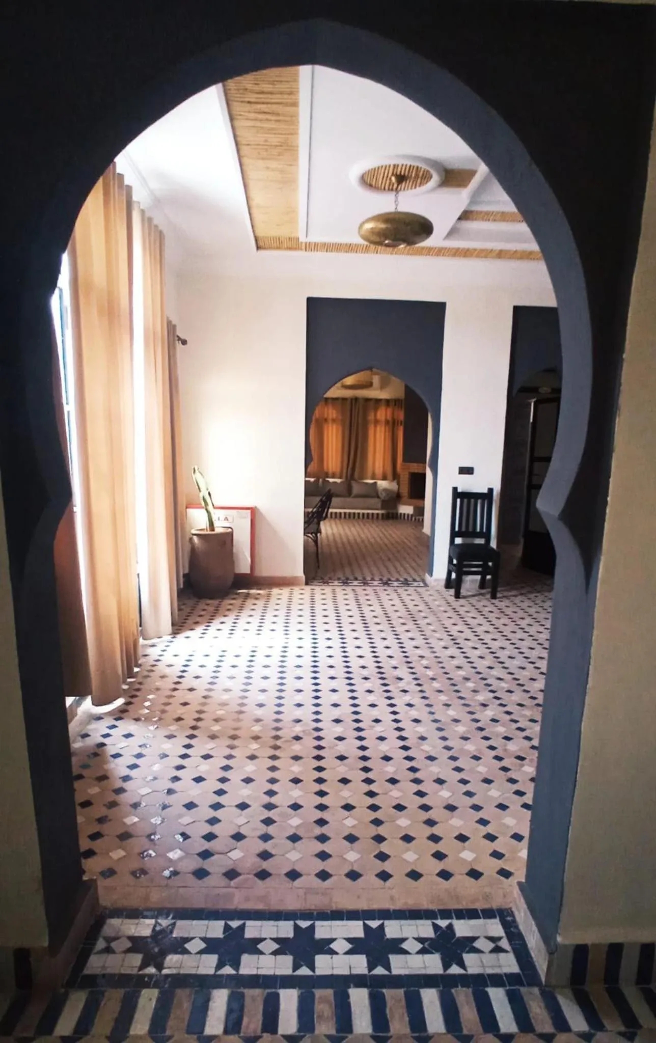 Lobby or reception in Riad La Luna