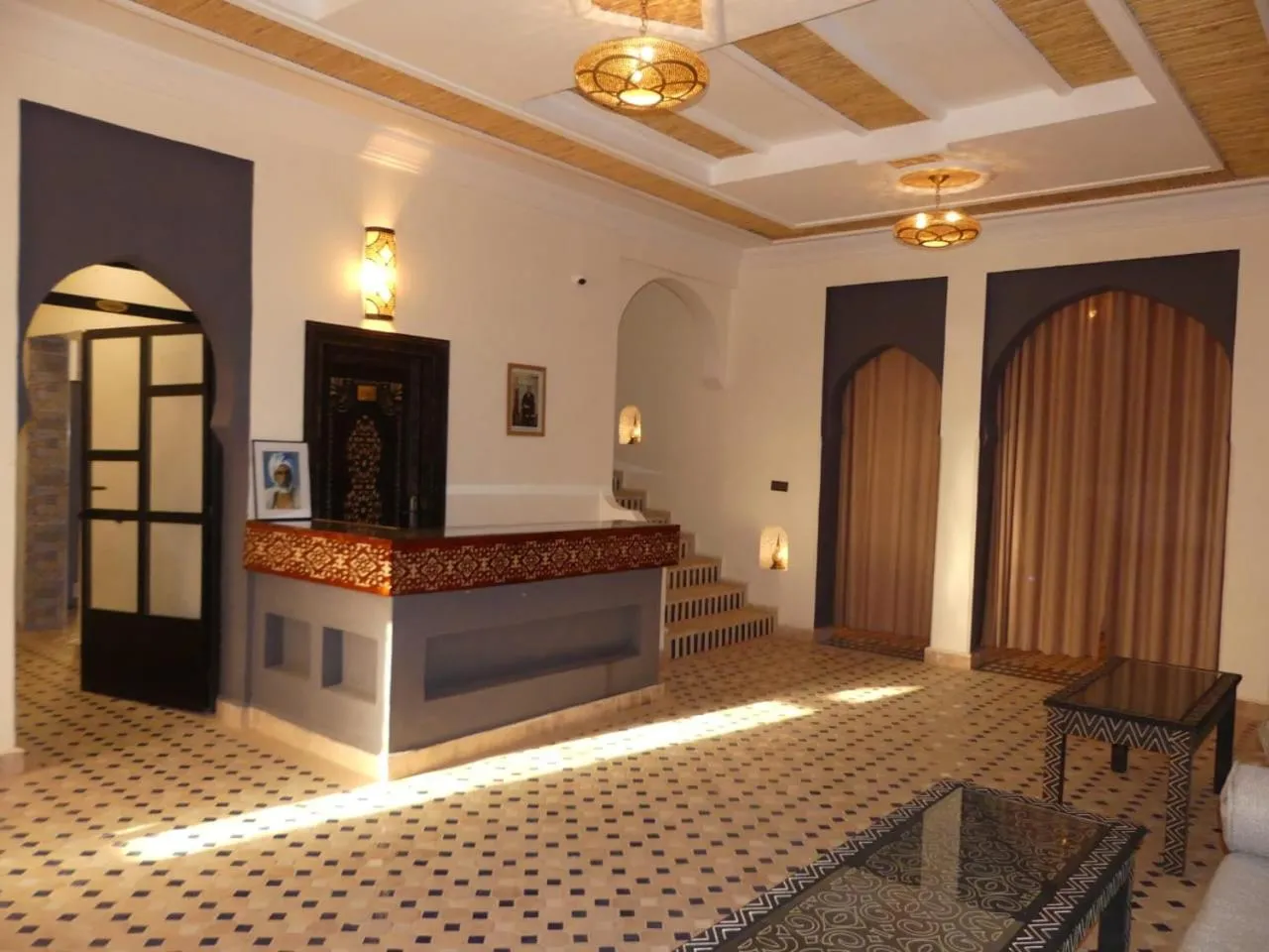 Lobby or reception in Riad La Luna
