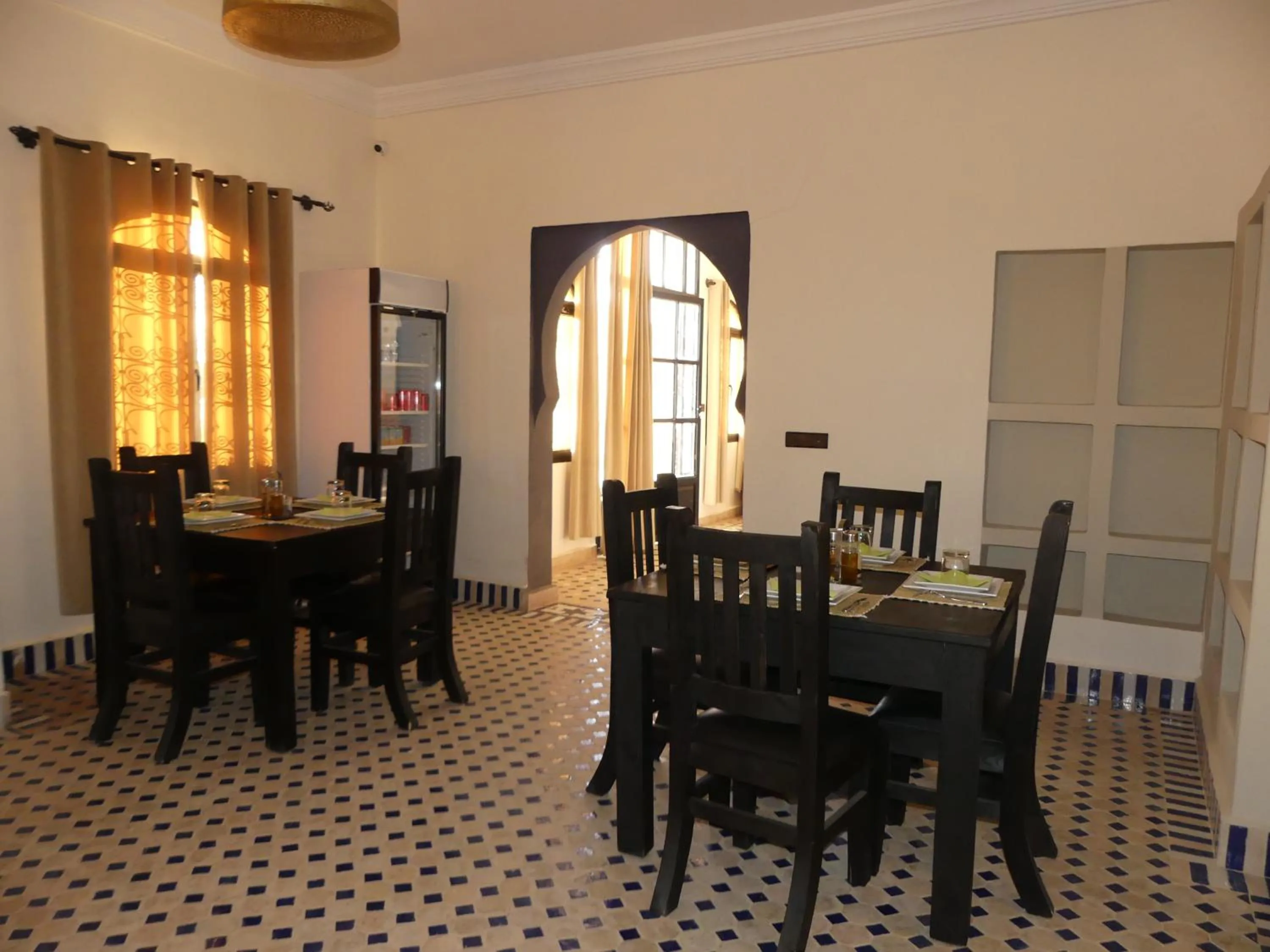Dining area in Riad La Luna
