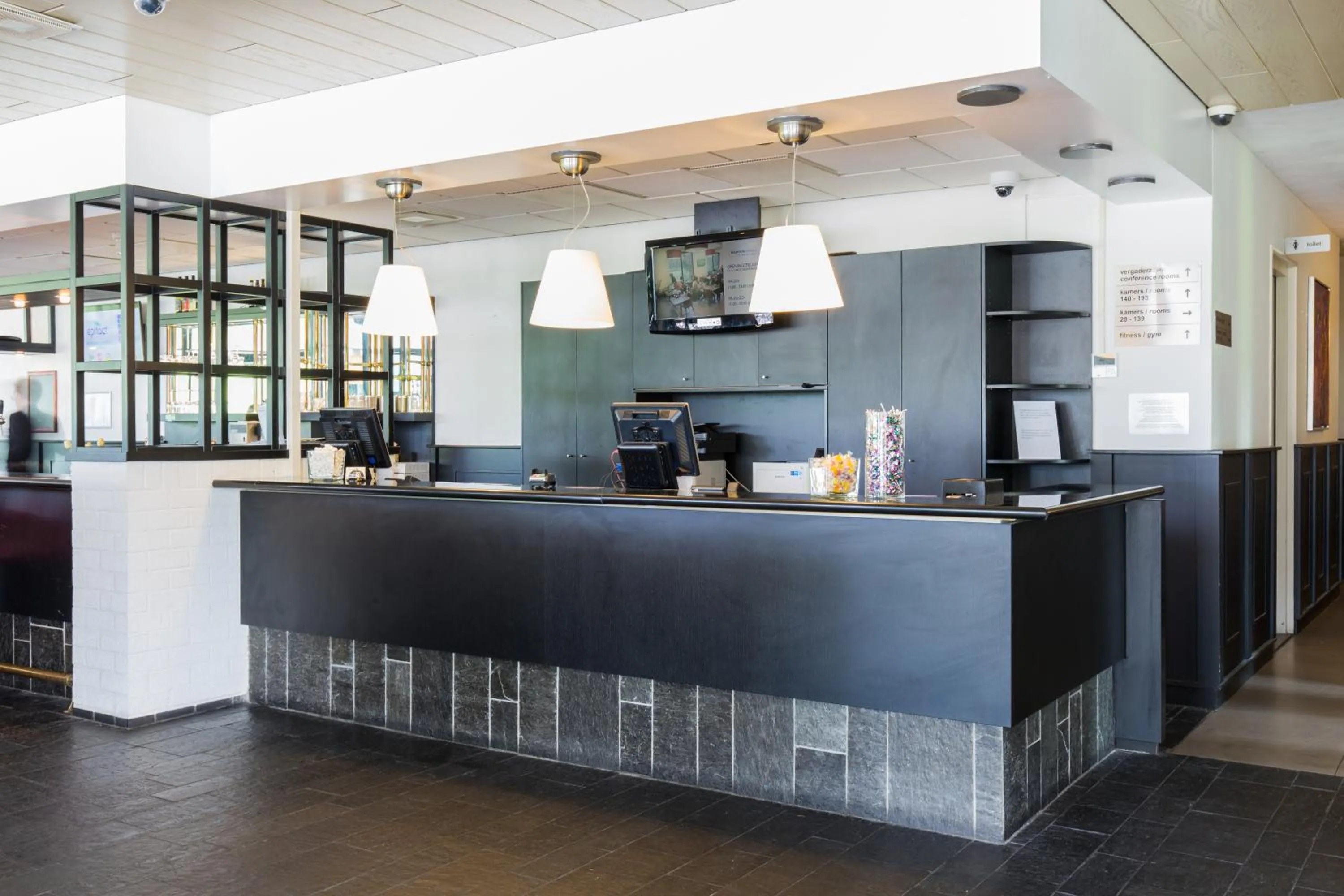 Lobby or reception in Bastion Hotel Almere