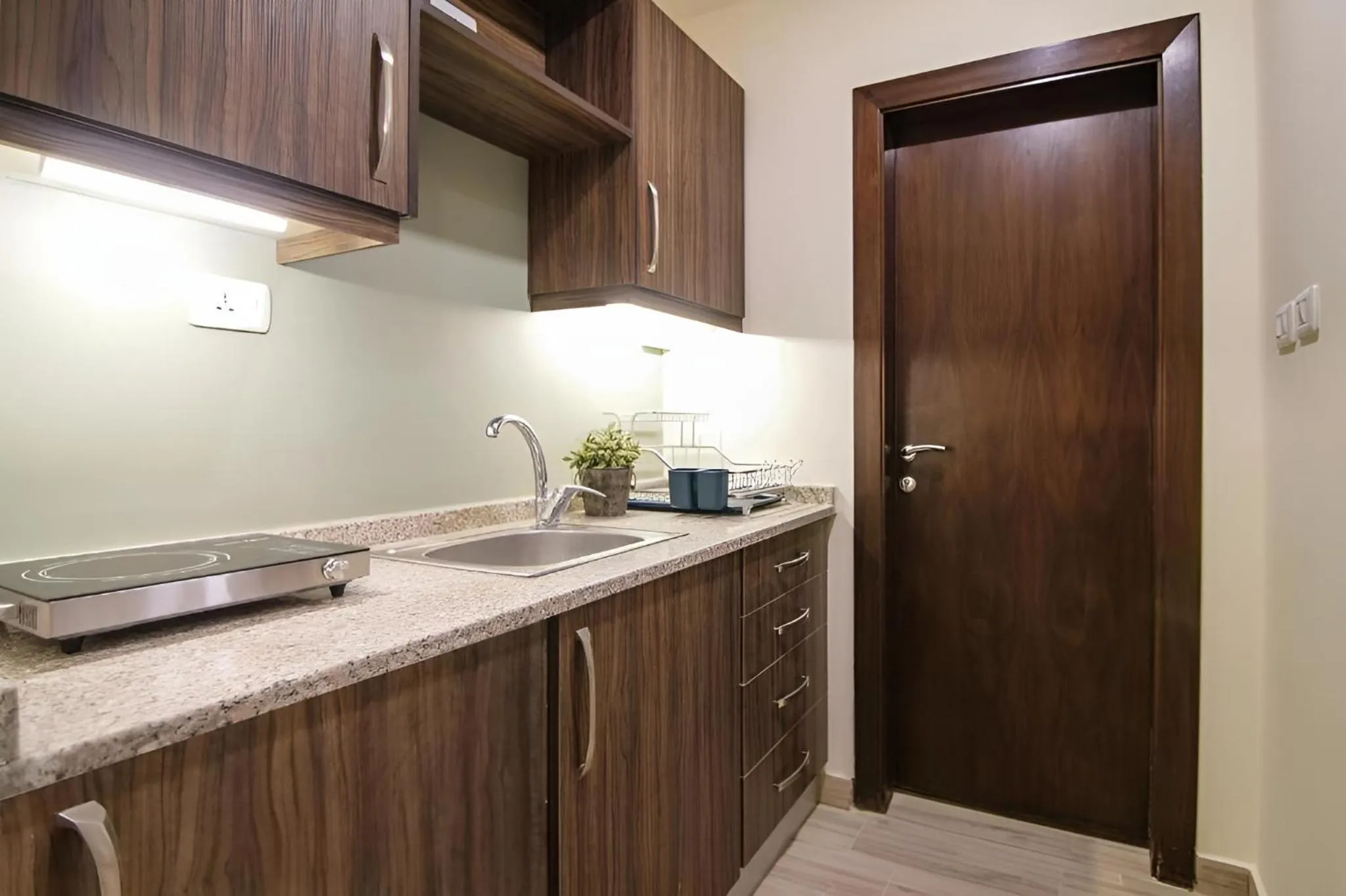 Kitchen or kitchenette in 46 Serviced Apartments