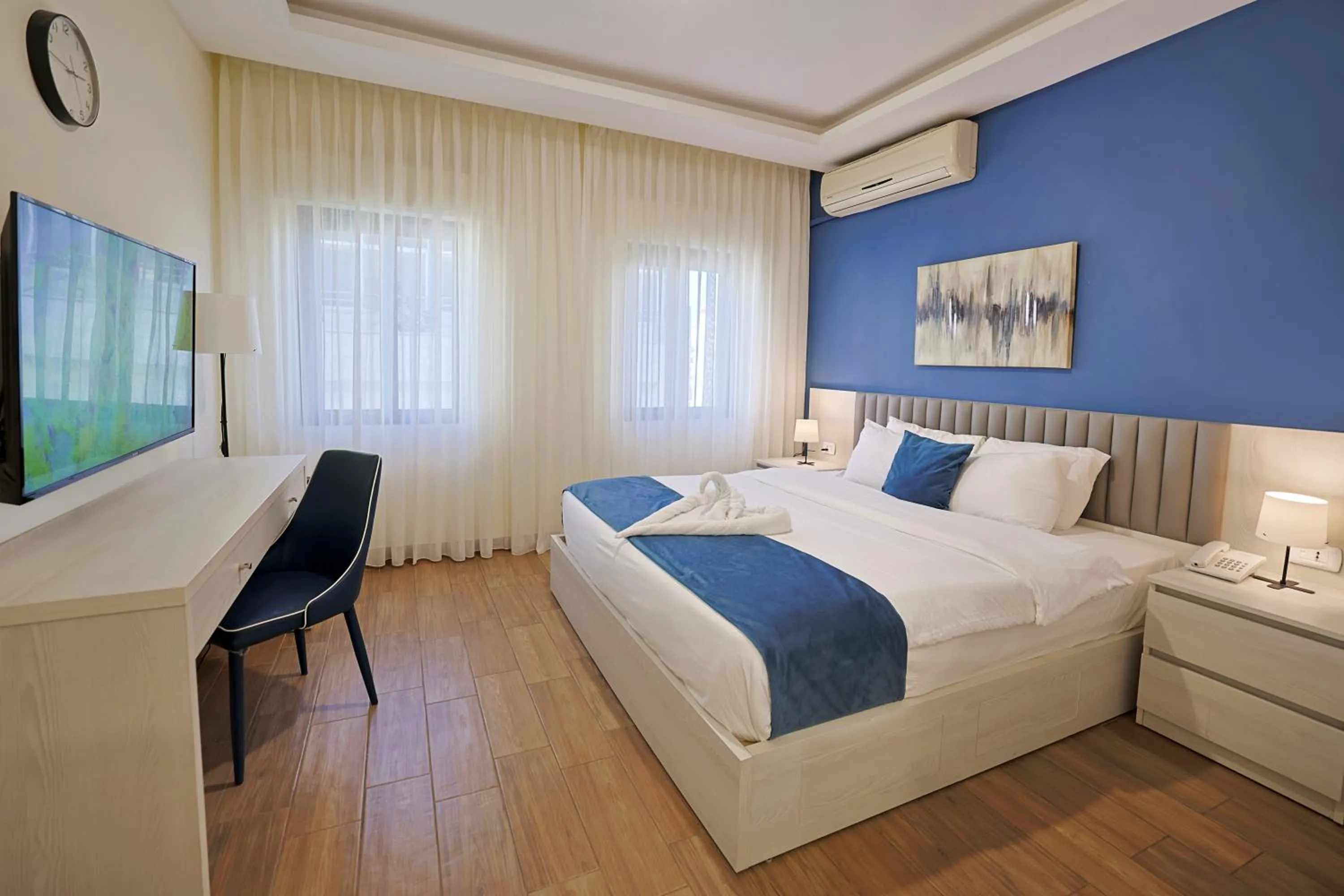 Bedroom, Bed in 46 Serviced Apartments