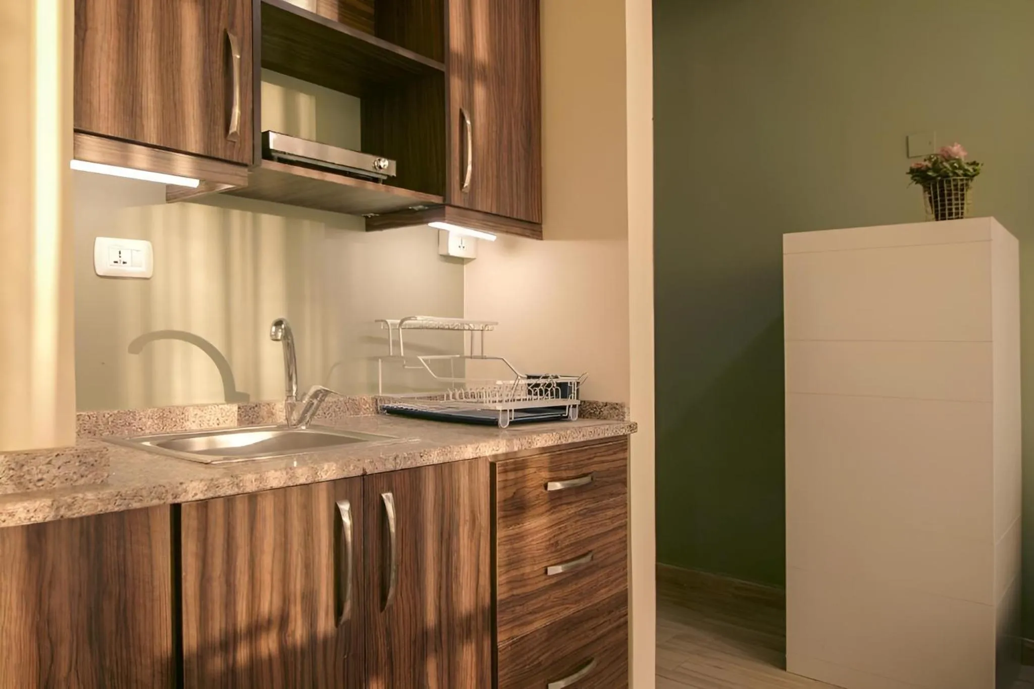 Kitchen or kitchenette in 46 Serviced Apartments